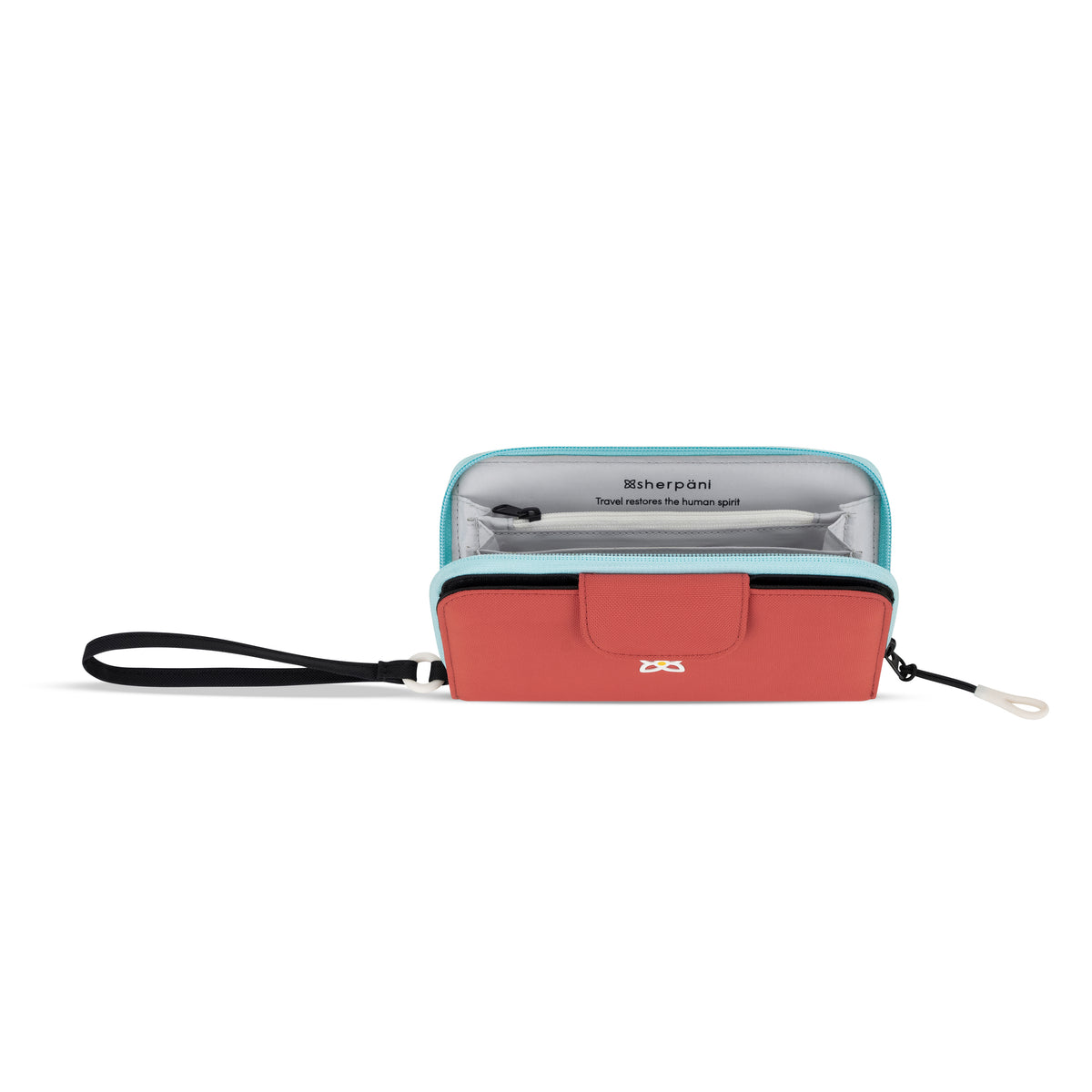 Sherpani Tulum Long Wristlet Wallet reef