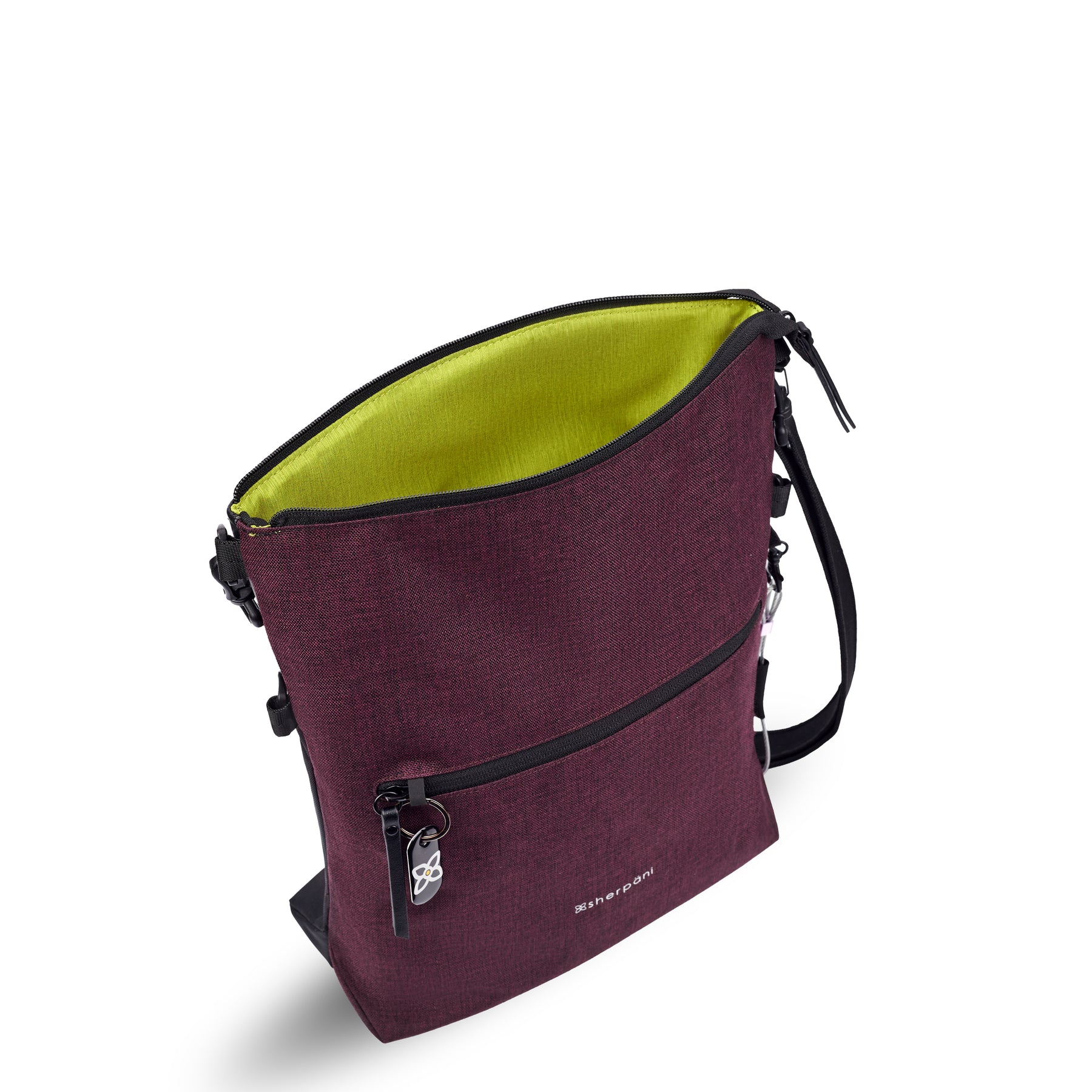 Sherpani Vale AT Reversible Crossbody/Mini Tote Bag merlot