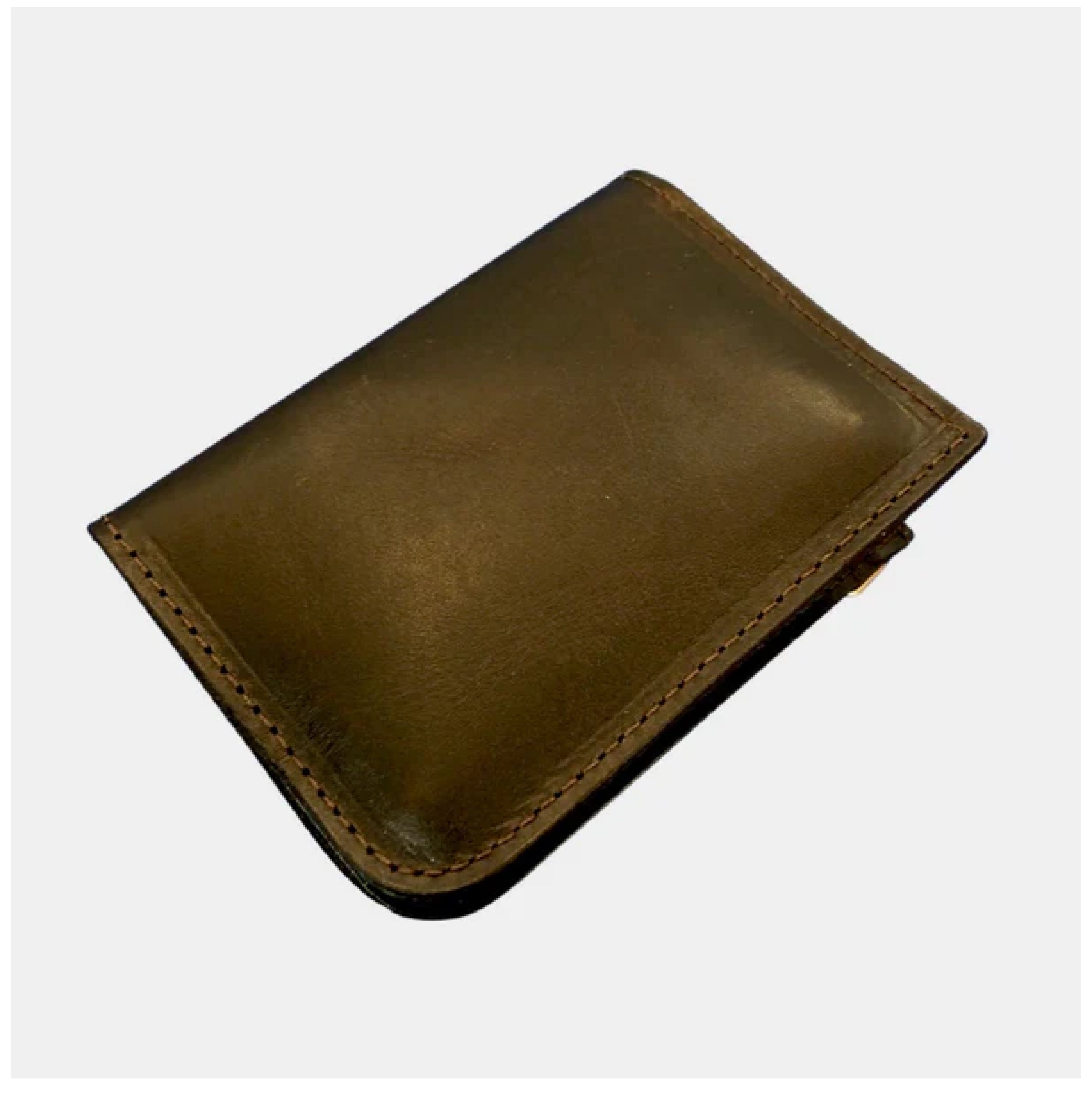 Dean WAL03a Clip Wallet brown leather