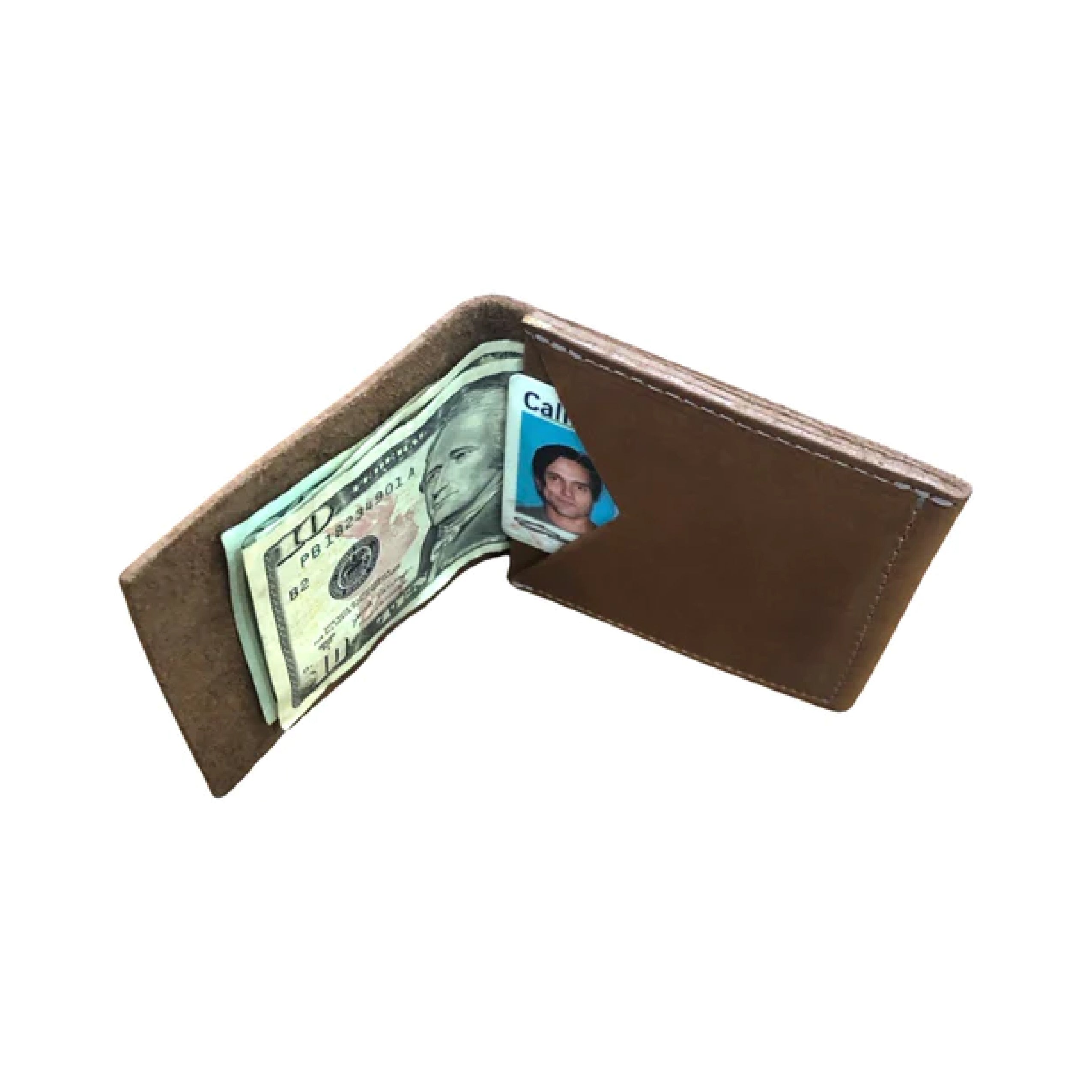 Dean WALV V-Cut Wallet brown leather