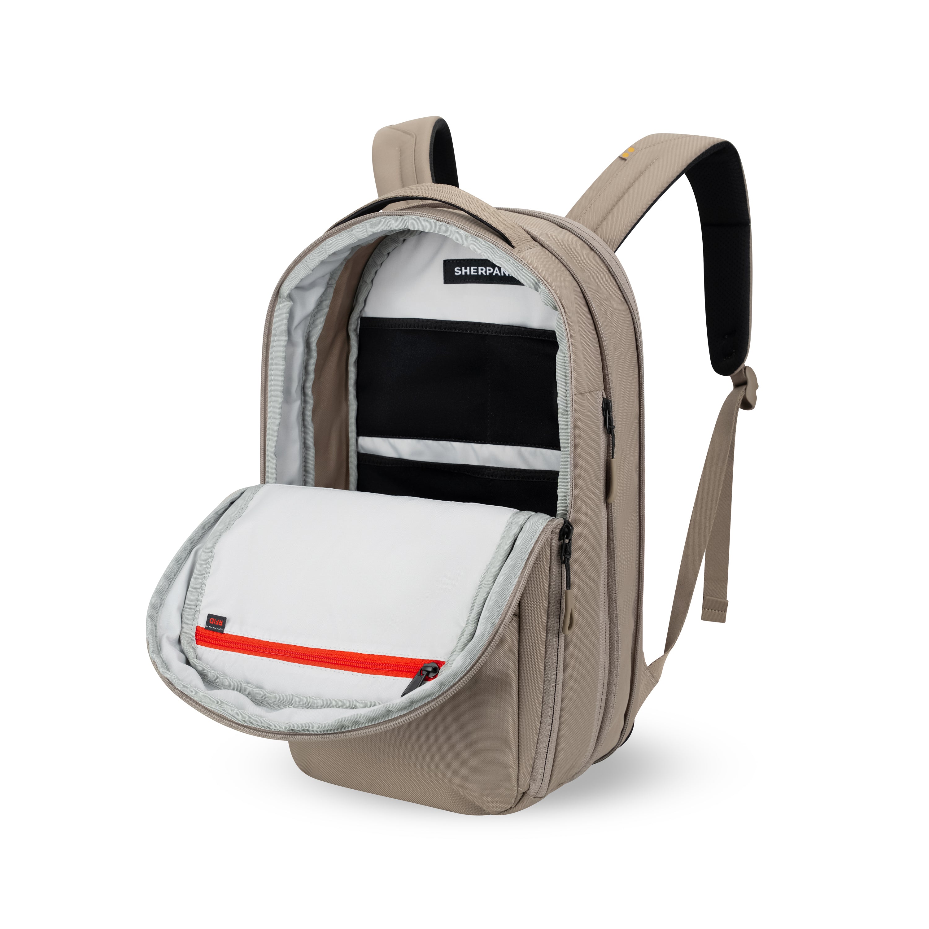 Sherpani Camden Pro Ultimate Commuter Travel Backpack dune