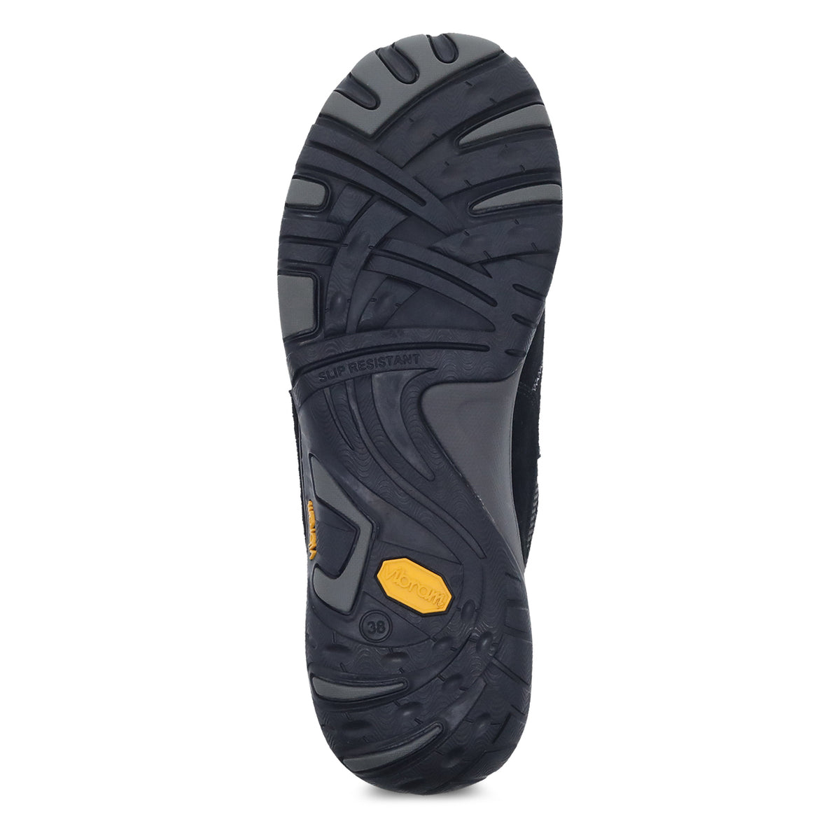Dansko Paisley black/black suede waterproof