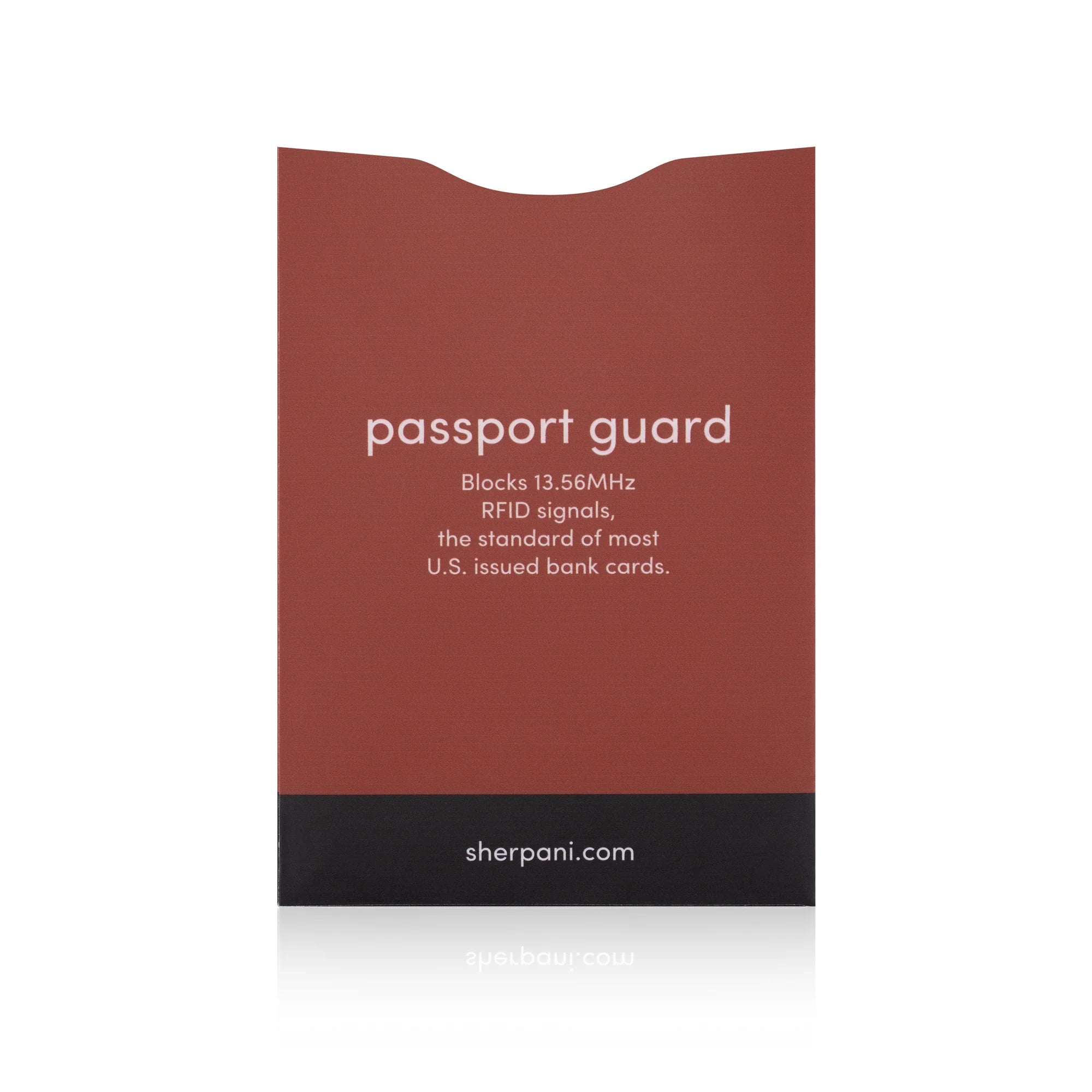 Sherpani Passport Guard RFID-Blocking Passport Sleeve 1-Pack cider