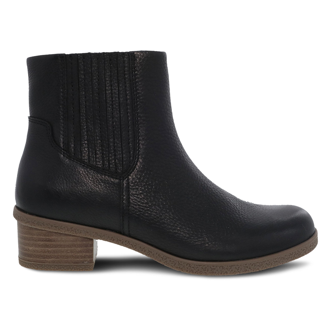 Dansko Daisie black waterproof tumbled