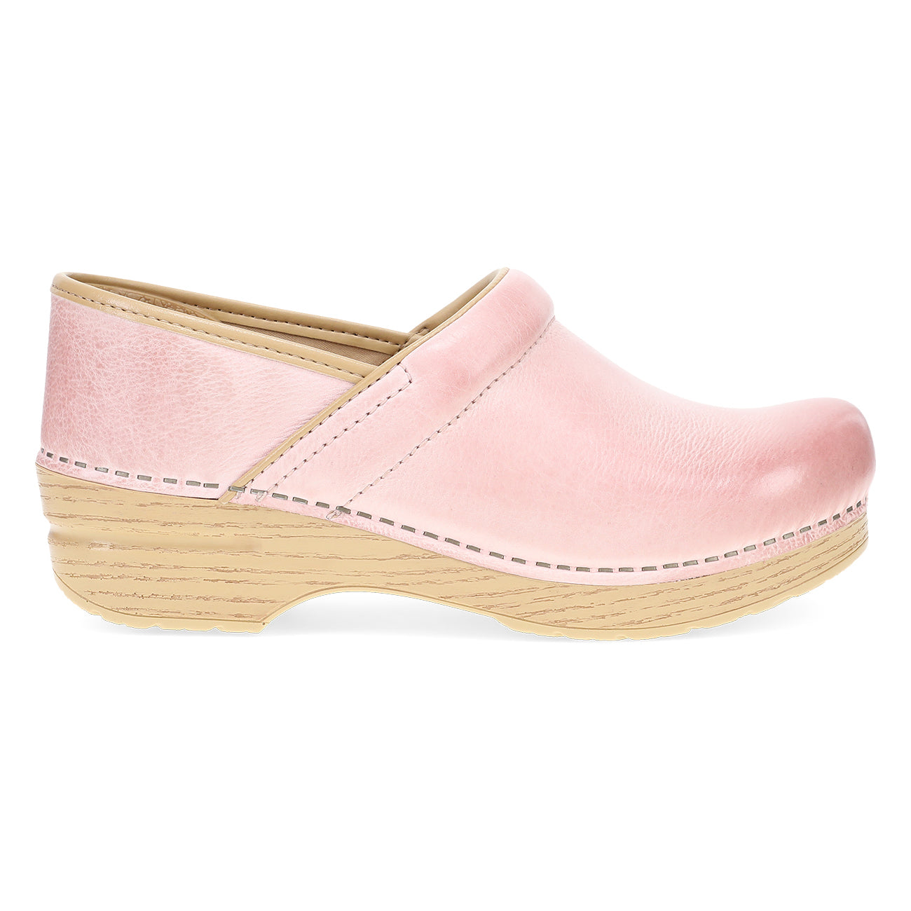 Dansko Professional pink milled burnished leather