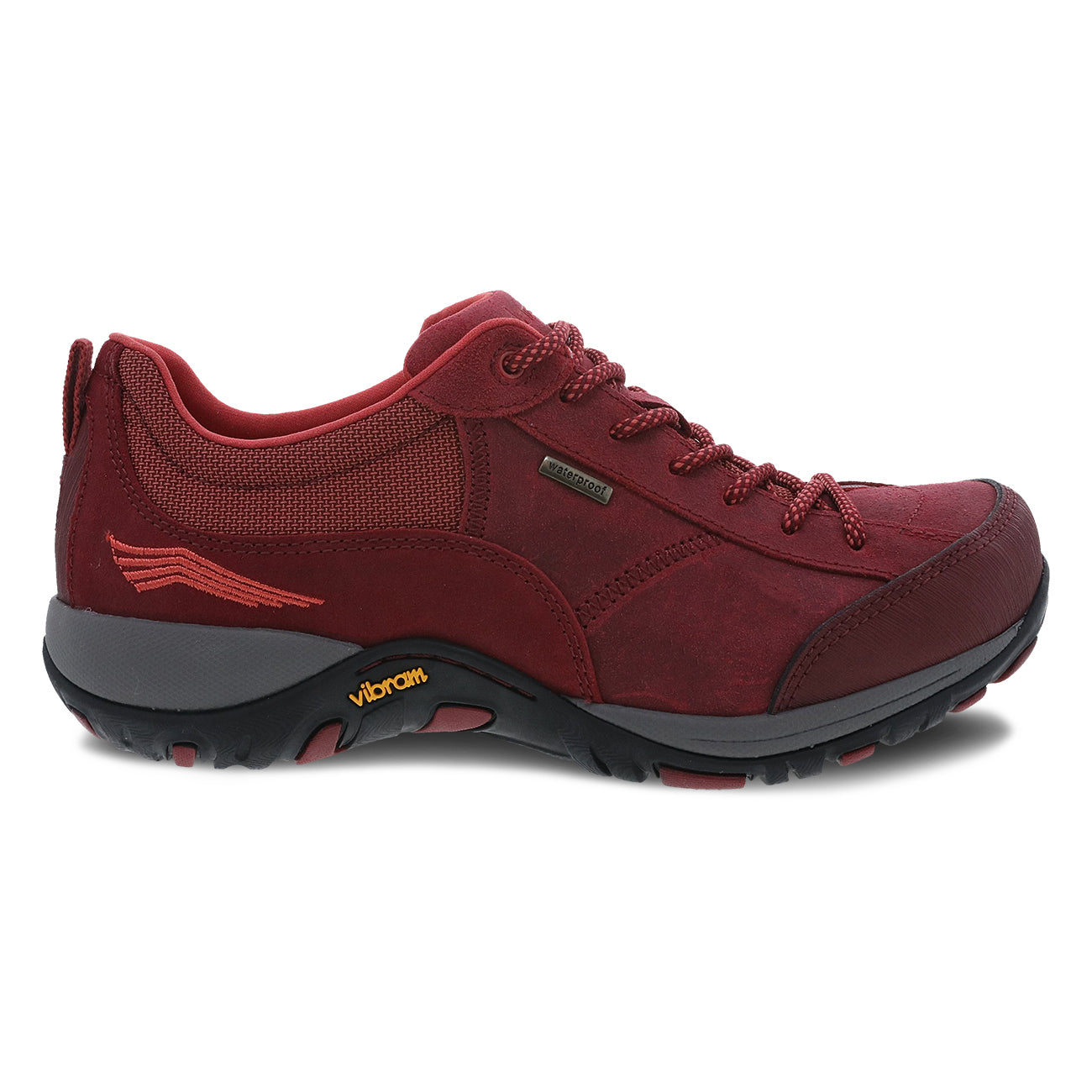 Dansko Paisley red burnished suede