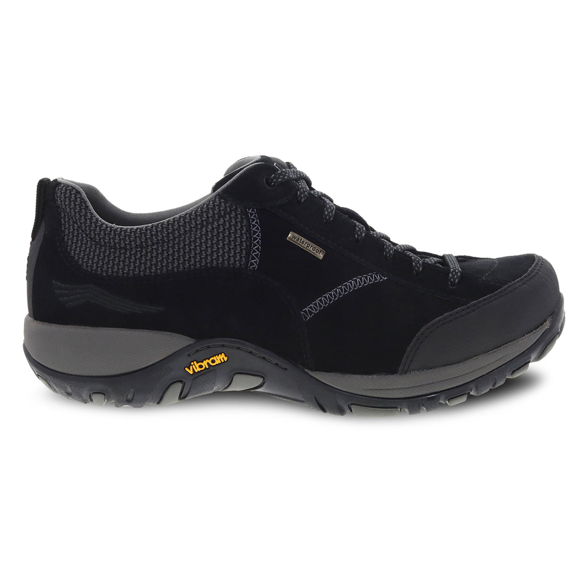 Dansko Paisley black/black suede waterproof