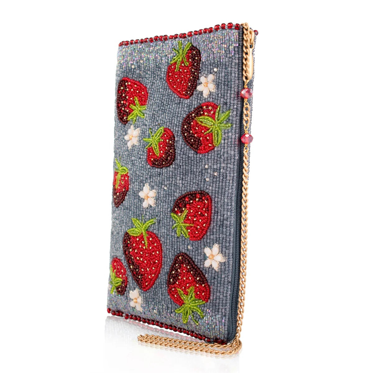 Mary Frances Strawberry Jam Crossbody Phone Bag