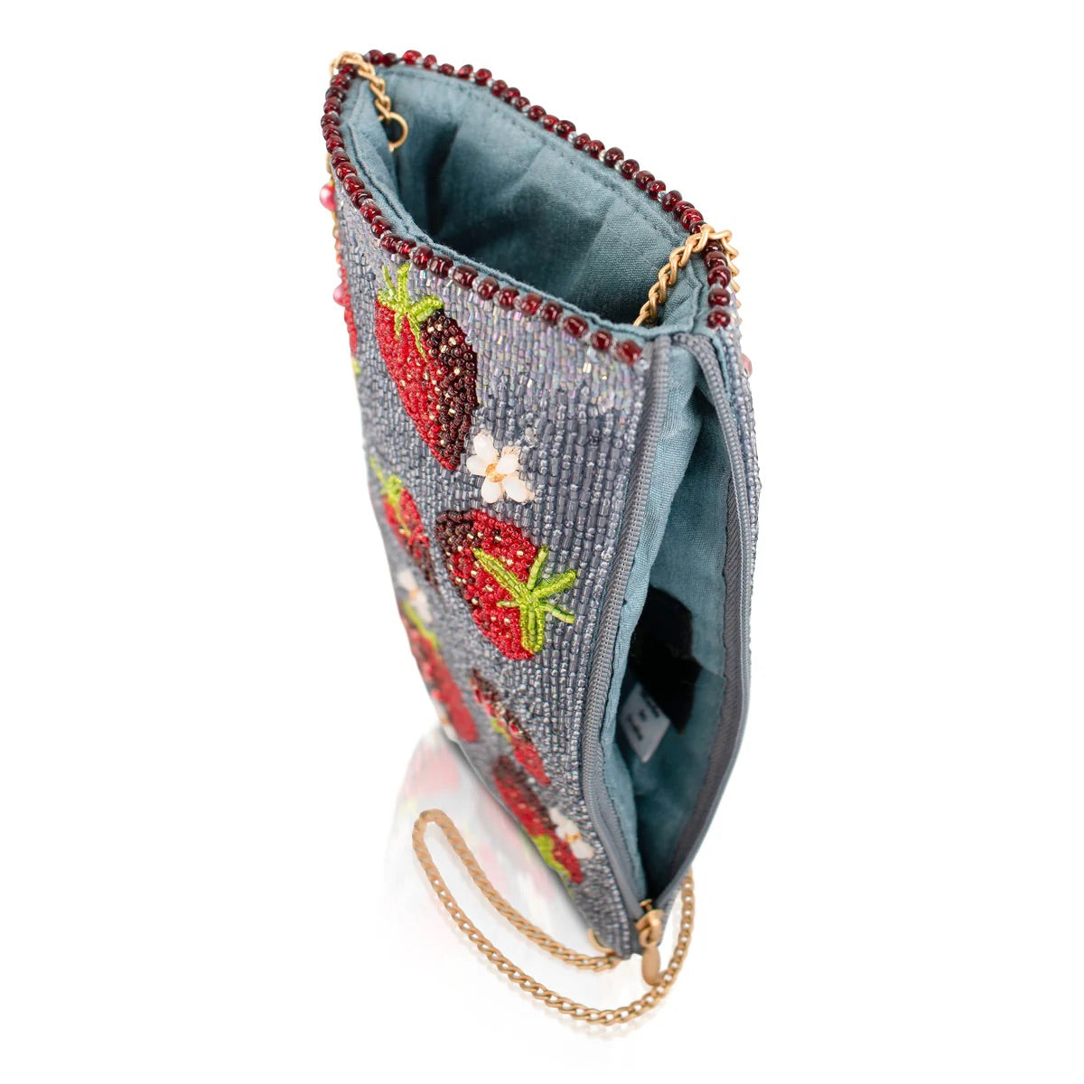 Mary Frances Strawberry Jam Crossbody Phone Bag