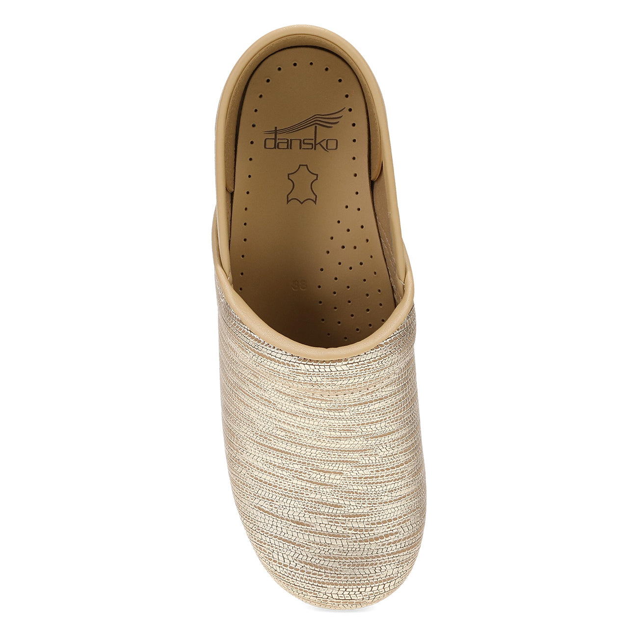Dansko Professional gold texture