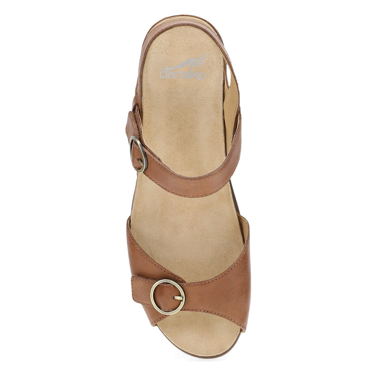 Dansko Candace tan burnished nappa