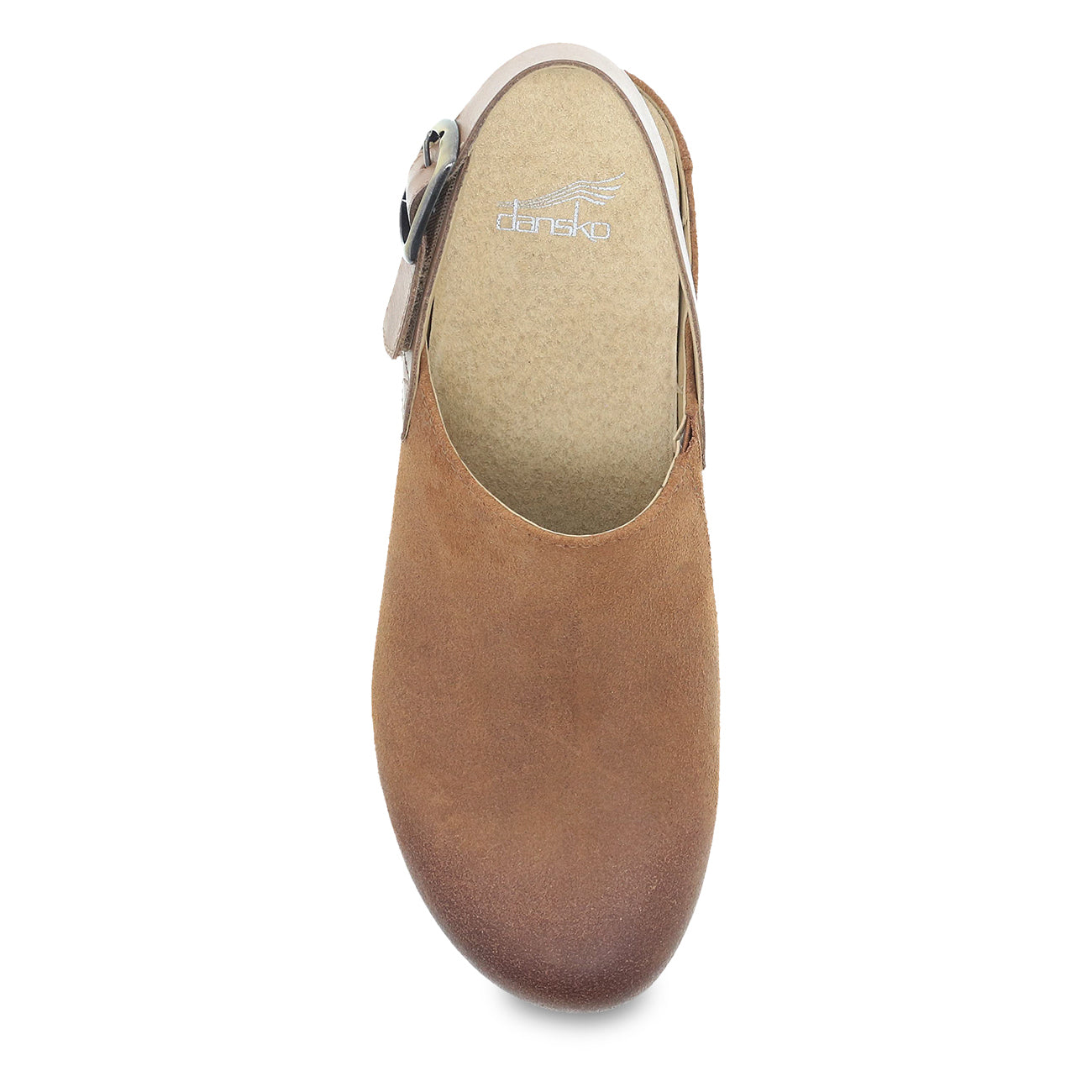 Dansko Merrin tan burnished suede