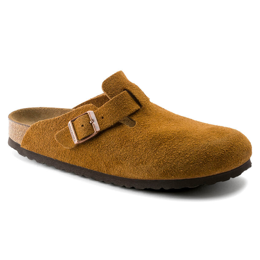 Birkenstock Limited Edition Boston Soft Footbed mink suede