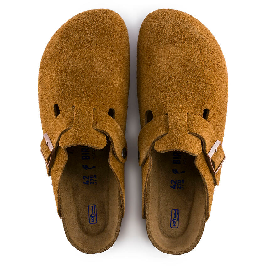Birkenstock Boston Soft Footbed mink suede