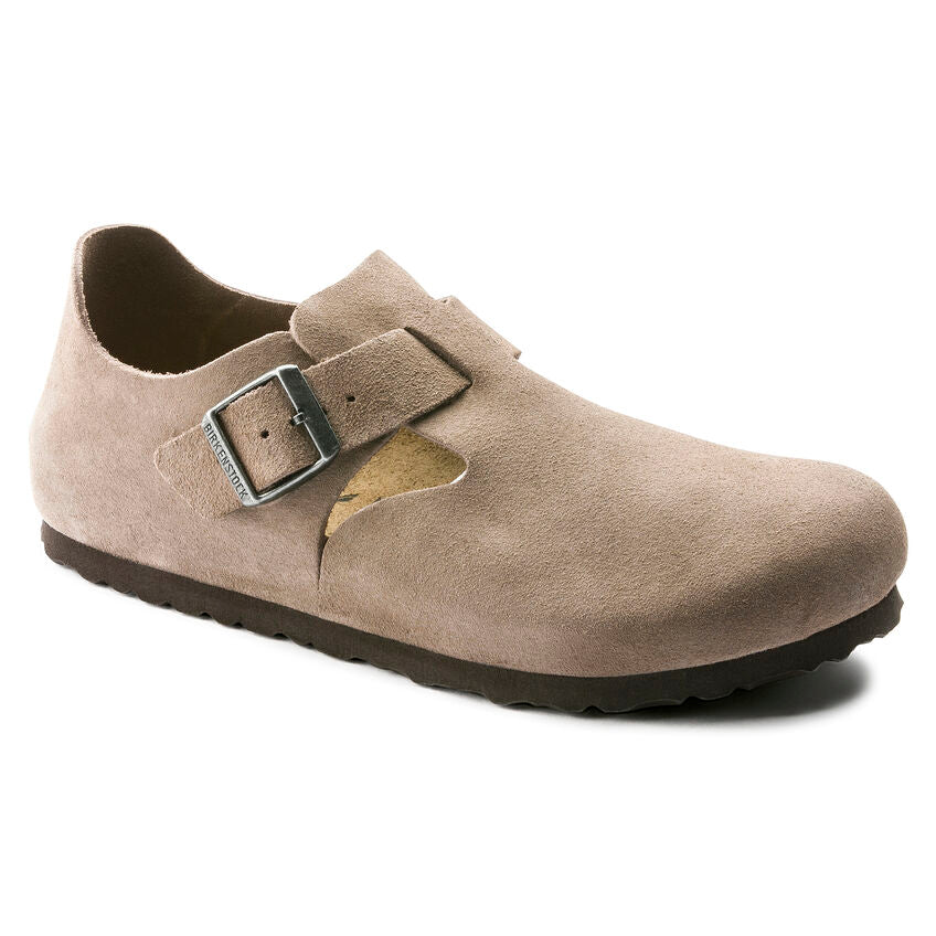 Birkenstock London taupe suede