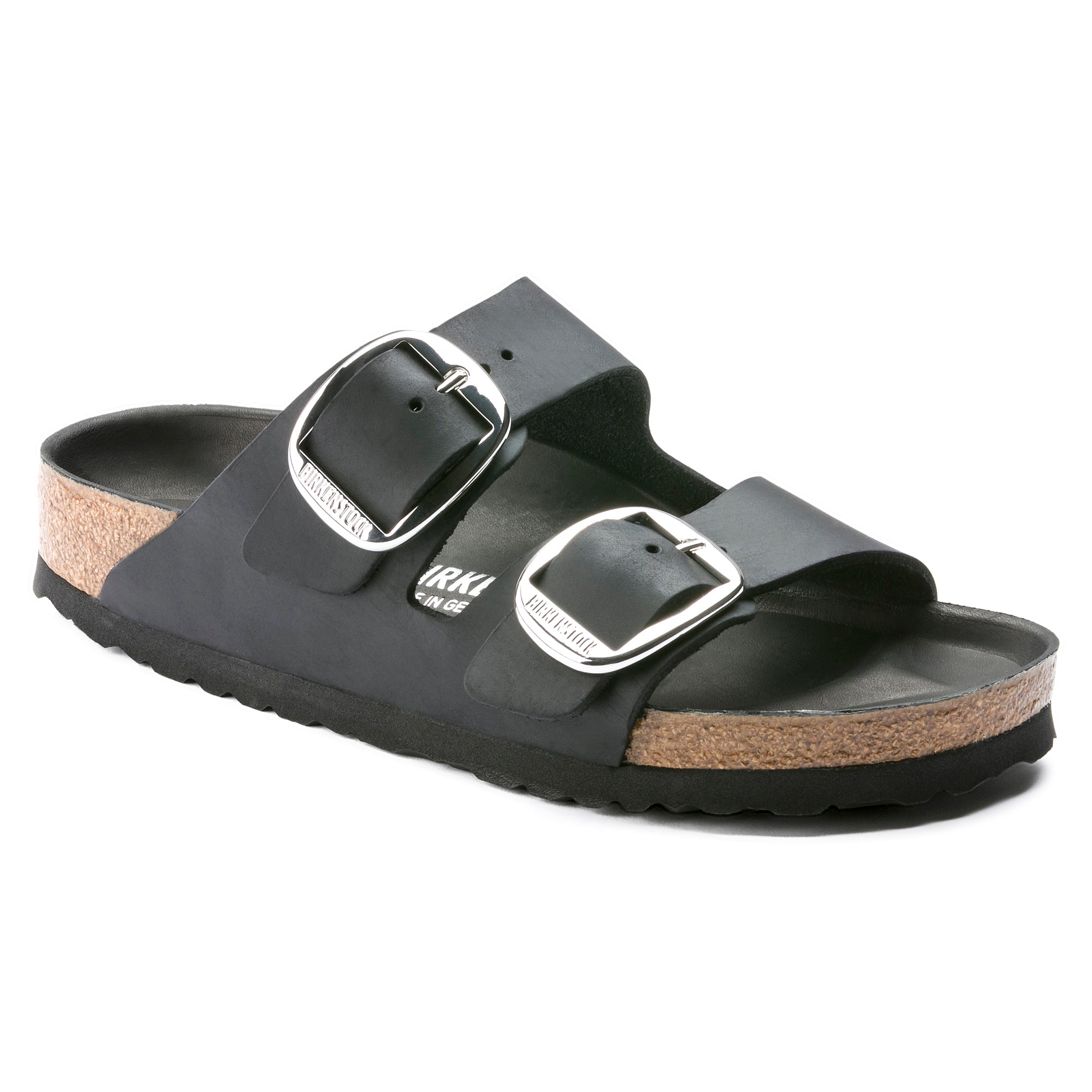Birkenstock Arizona Big Buckle black oiled leather