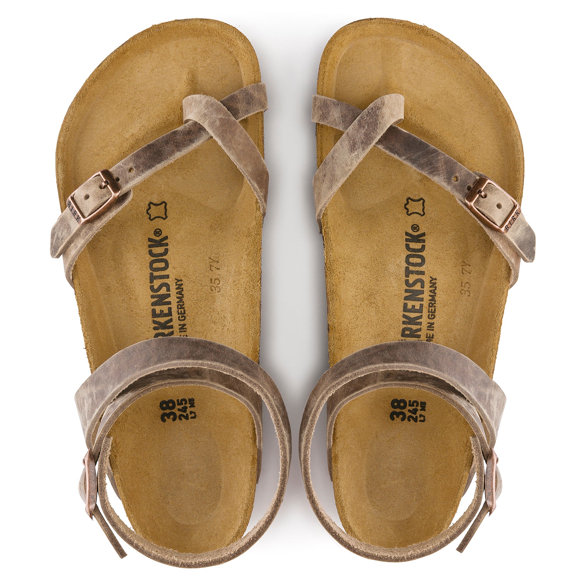 Birkenstock Limited Edition Yara tobacco oiled leather