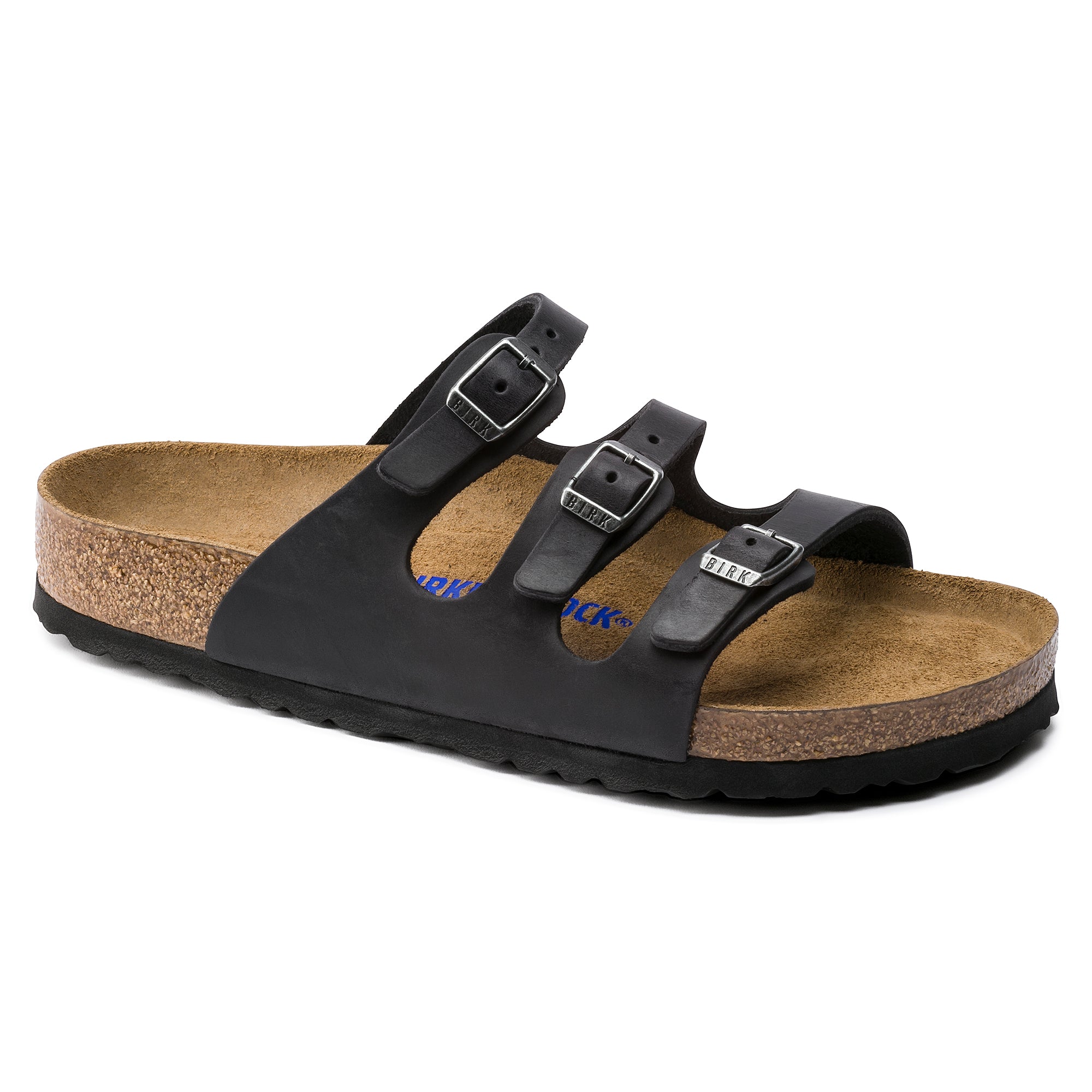 Birkenstock Florida Soft Footbed black oiled leather