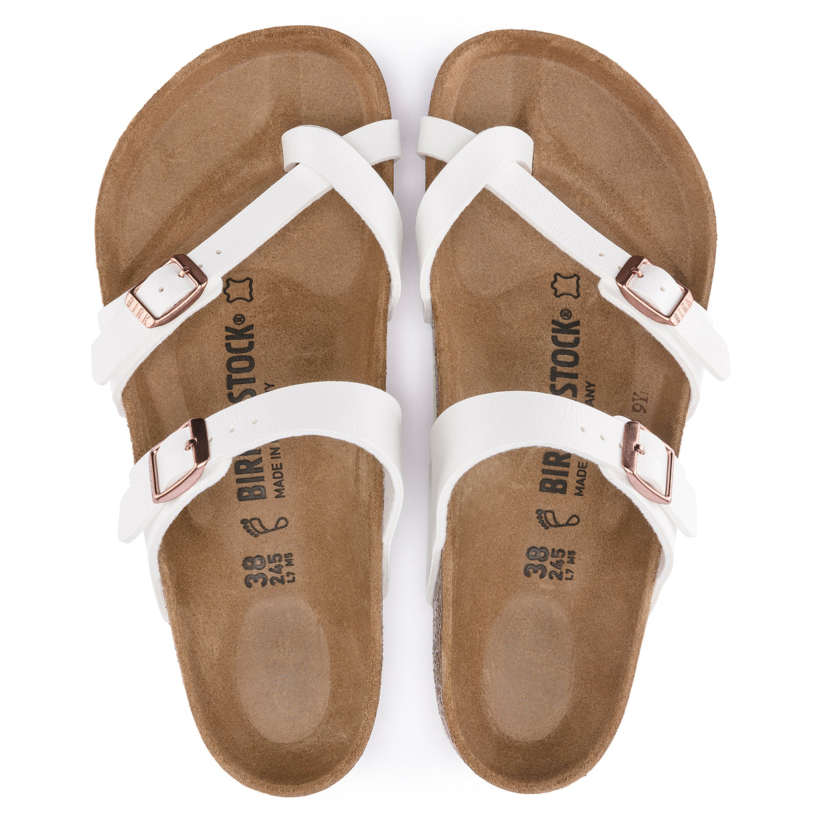 Birkenstock Mayari white Birko-Flor