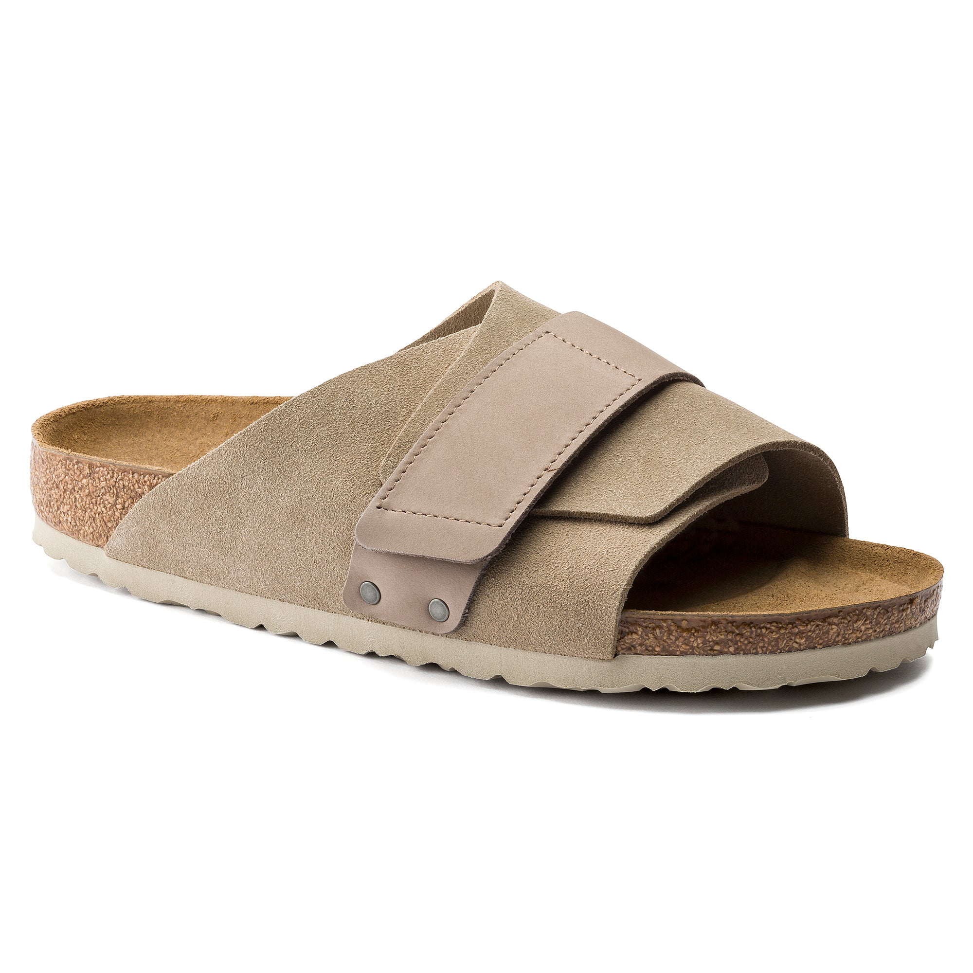 Birkenstock Limited Edition Kyoto gray taupe suede/taupe nubuck