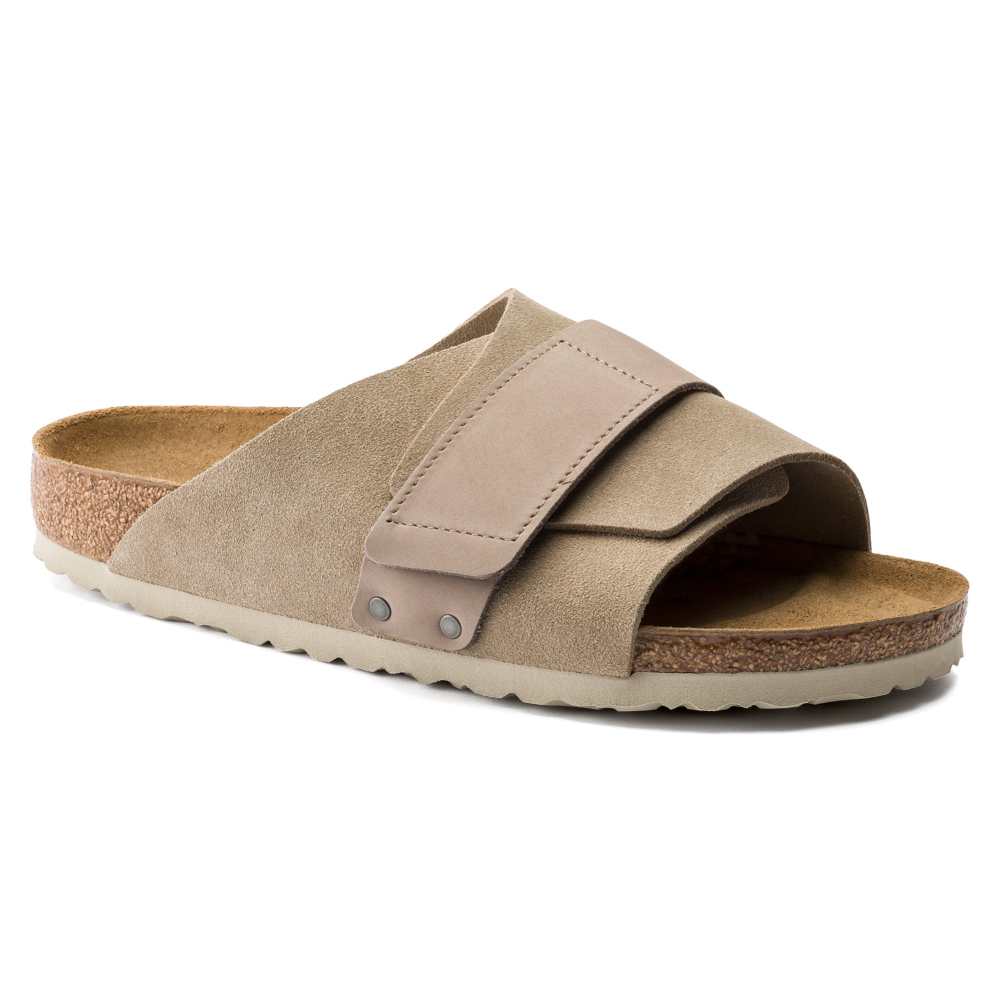 Birkenstock Kyoto gray taupe suede/taupe nubuck