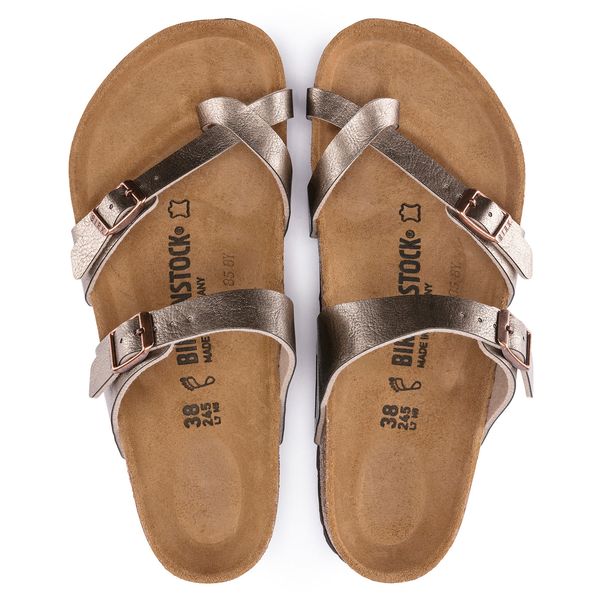 Birkenstock Mayari graceful taupe Birko-Flor