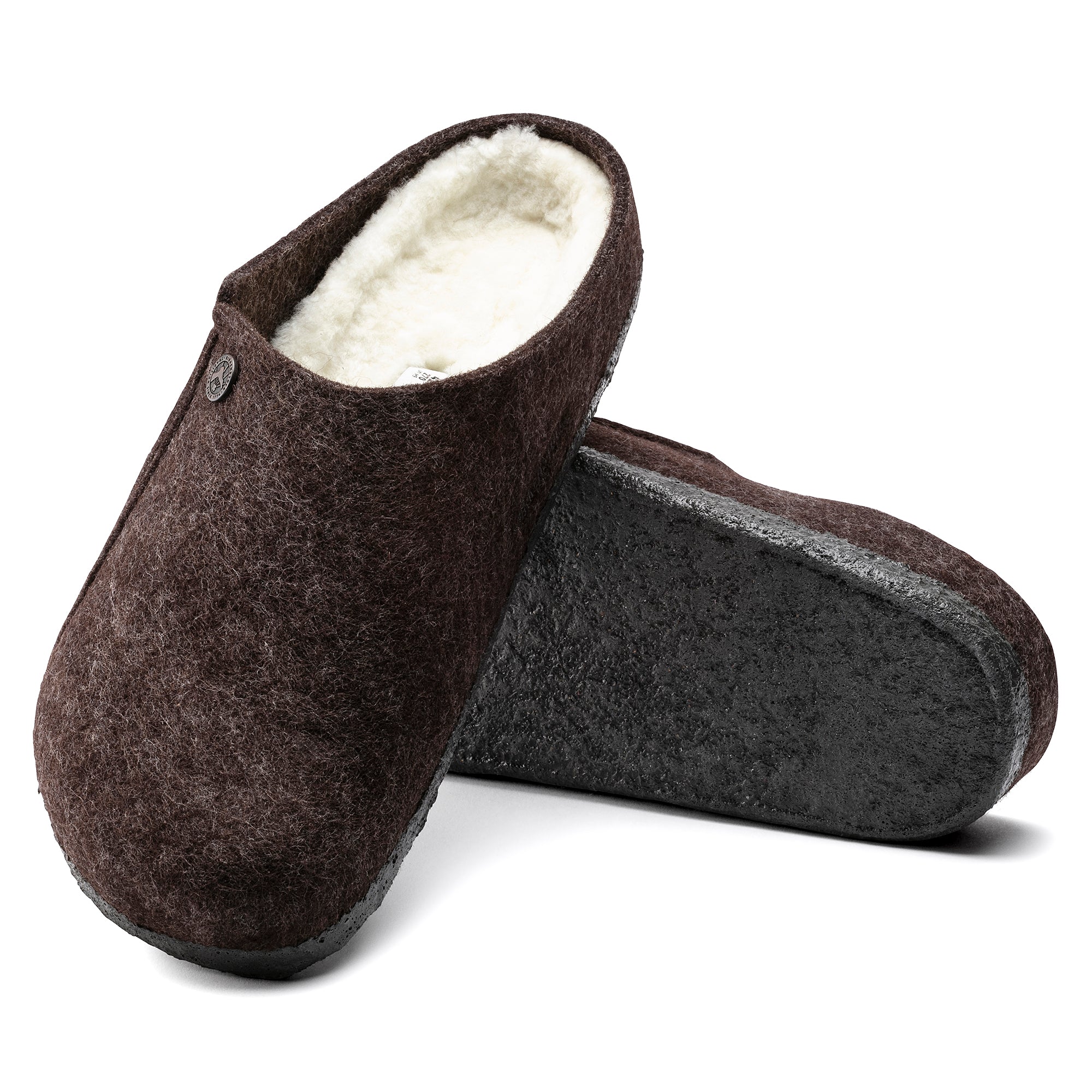 Birkenstock Zermatt Shearling mocha wool/natural shearling