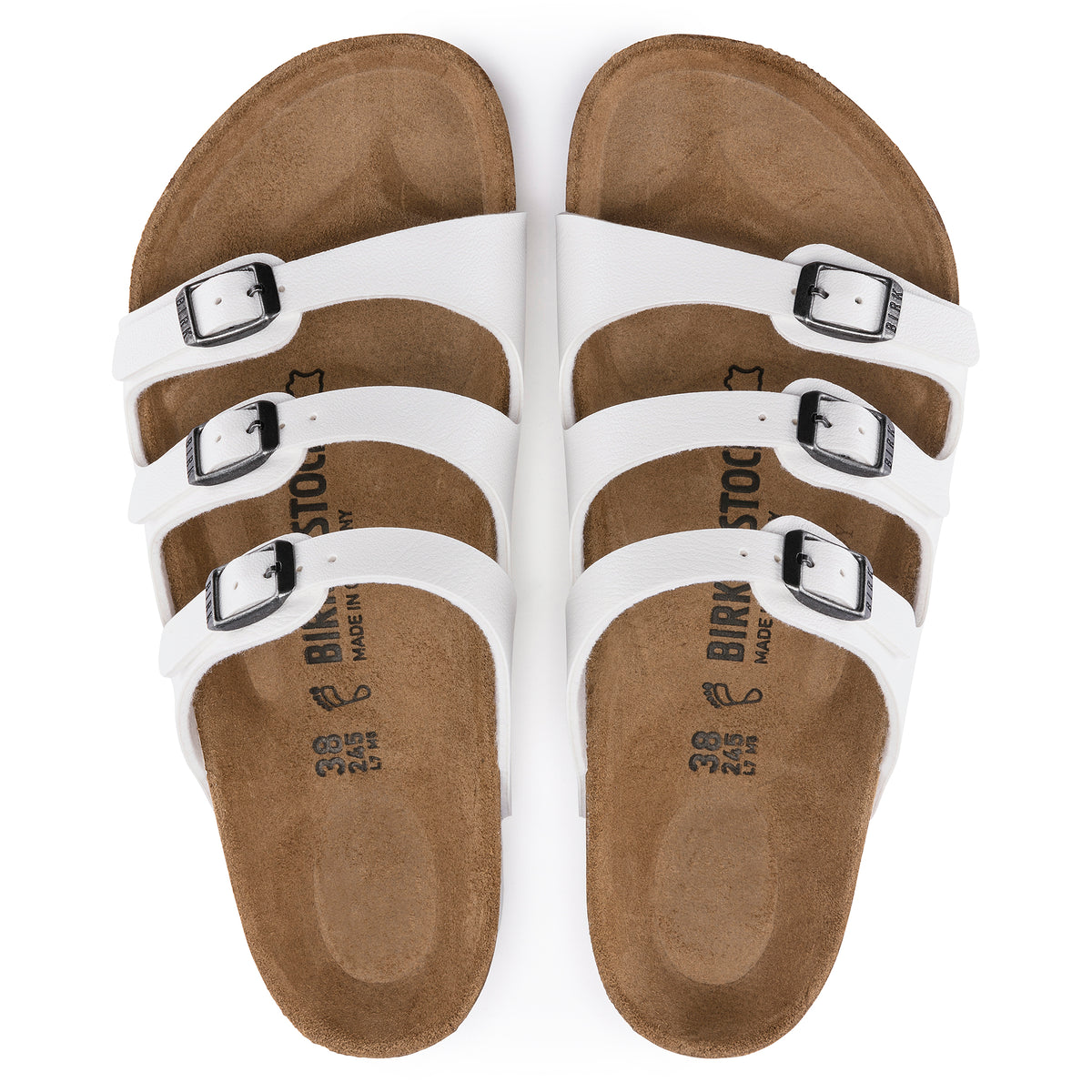 Birkenstock Florida white Birko-Flor