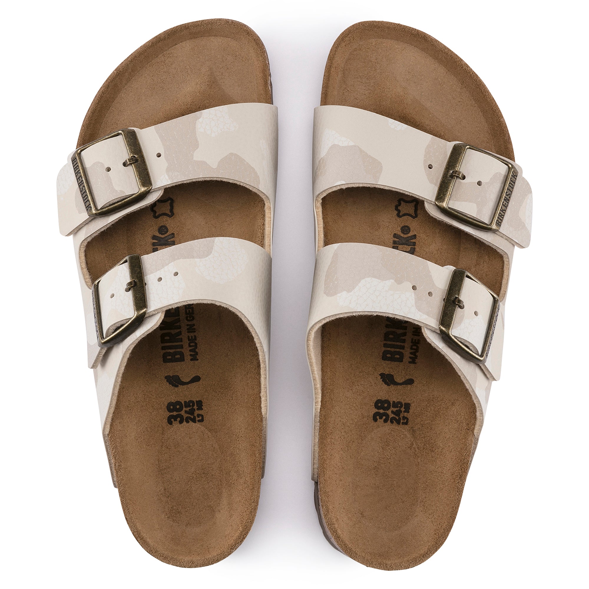 Birkenstock Arizona desert soil sand camo Birko-Flor