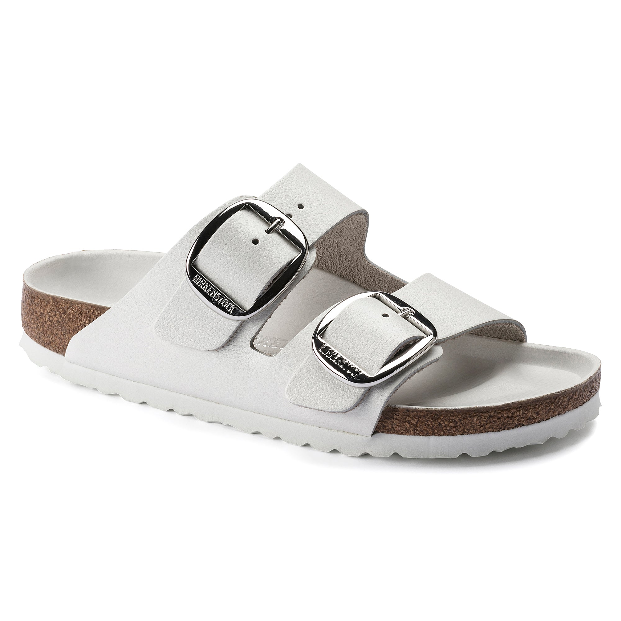 Birkenstock Limited Edition Arizona Big Buckle white leather