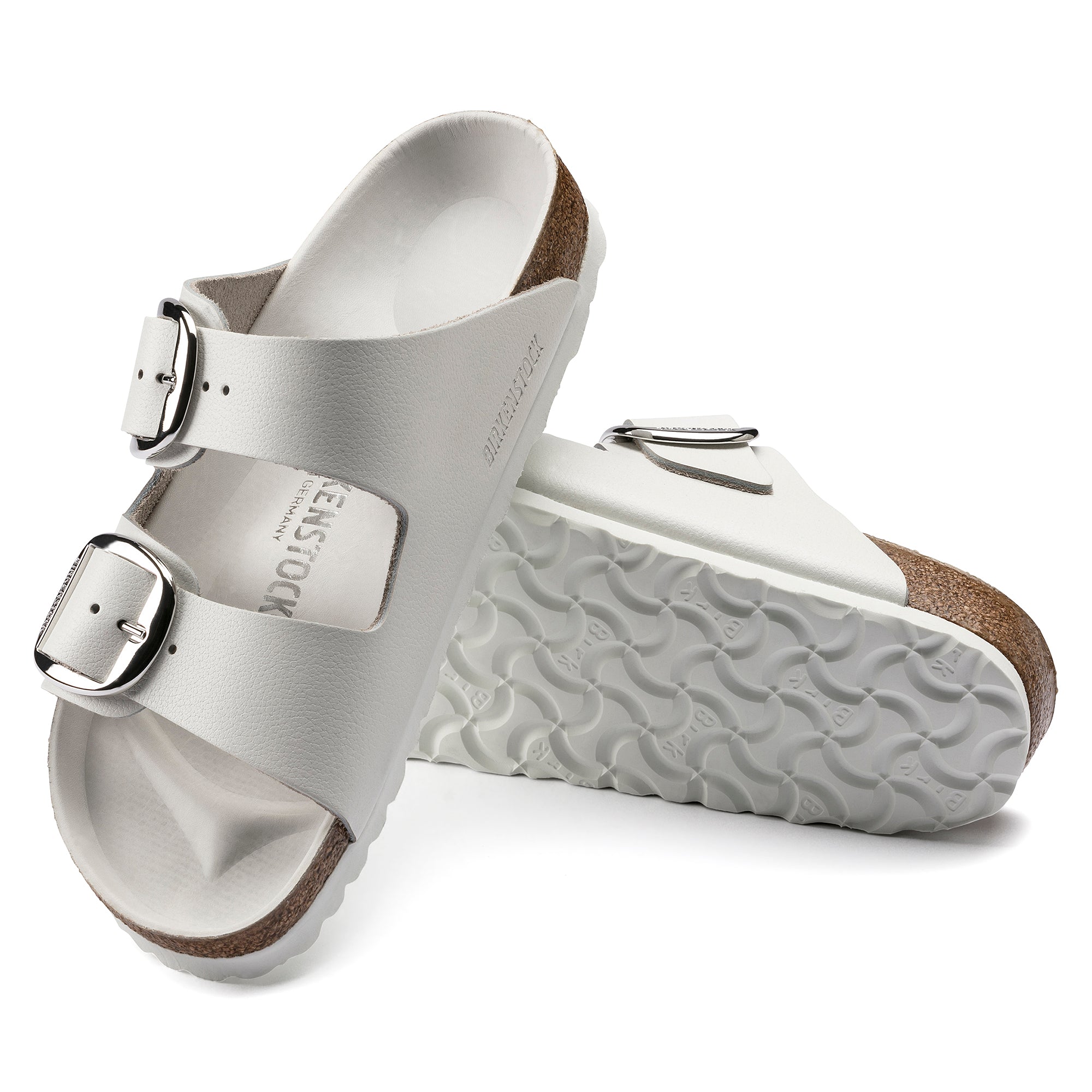 Birkenstock Limited Edition Arizona Big Buckle white leather