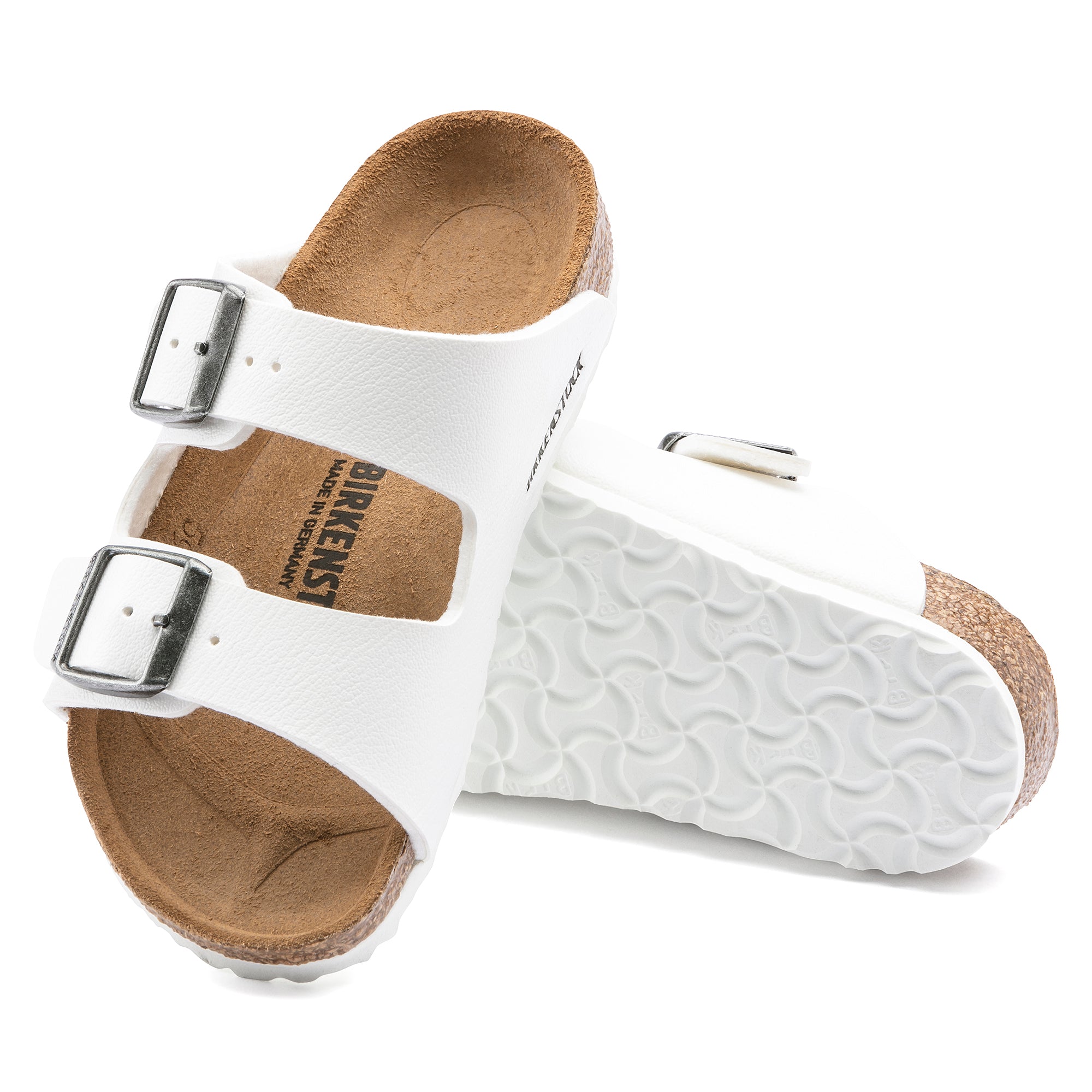 Birkenstock Kids Arizona white Birko-Flor