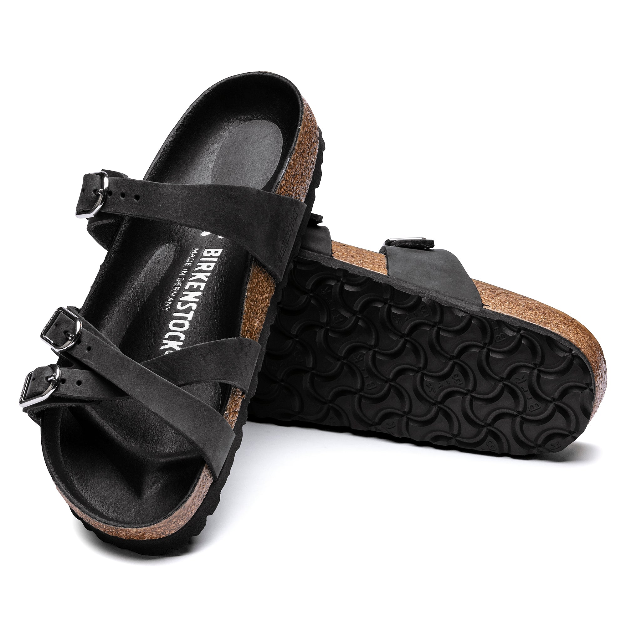 Birkenstock Limited Edition Franca Hex black oiled leather