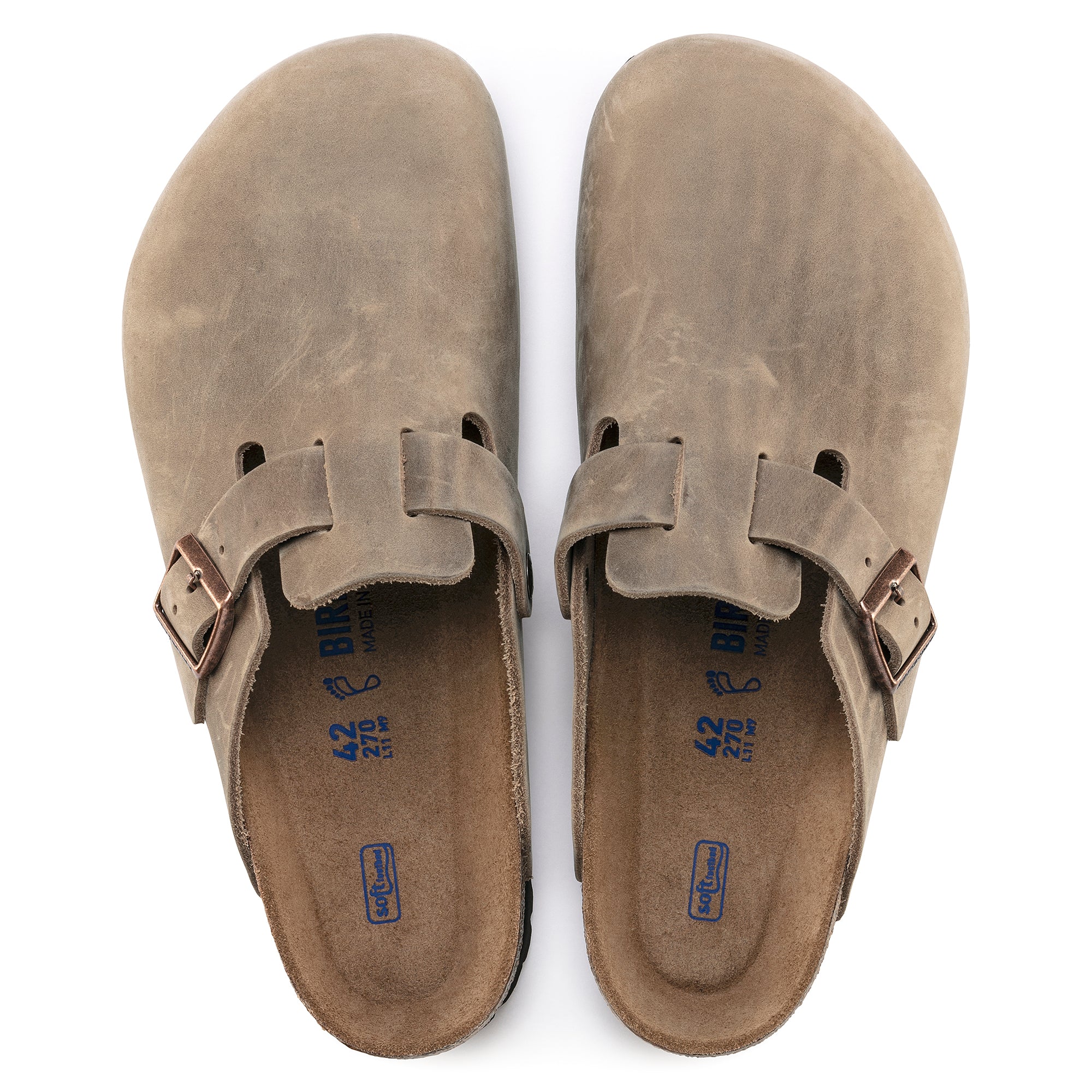 Birkenstock Boston Soft Footbed tobacco oiled leather