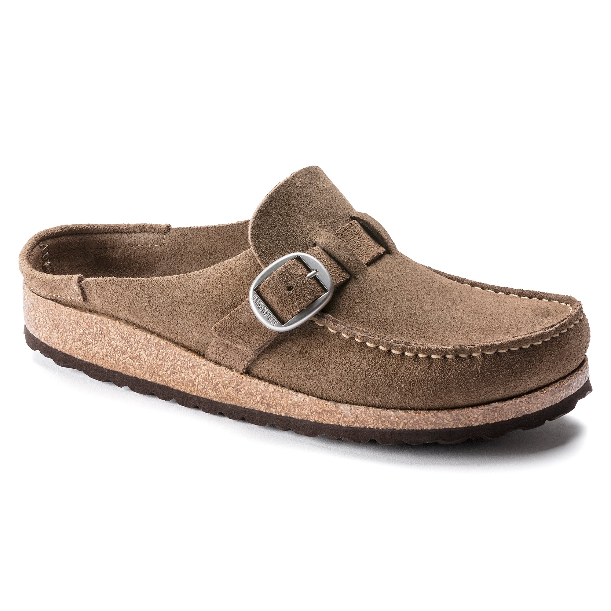 Birkenstock Buckley gray taupe suede