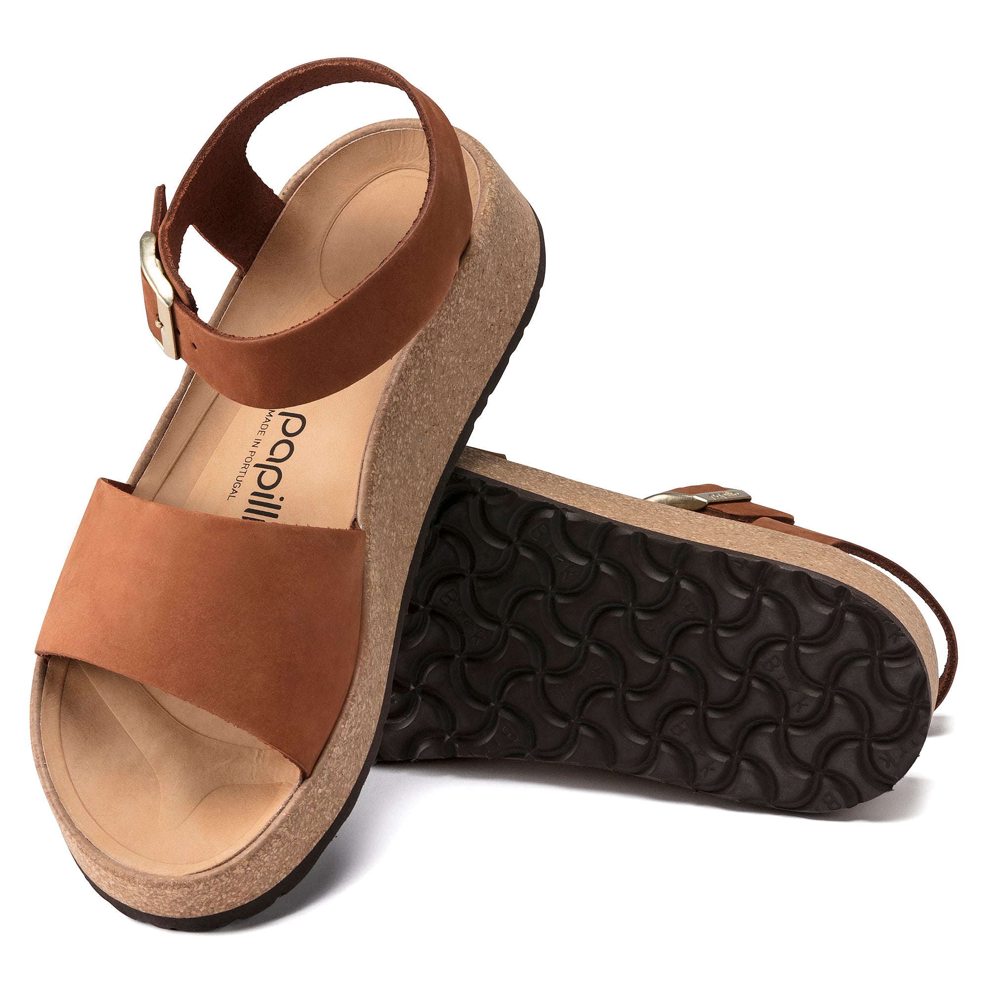 Papillio Glenda pecan nubuck by Birkenstock