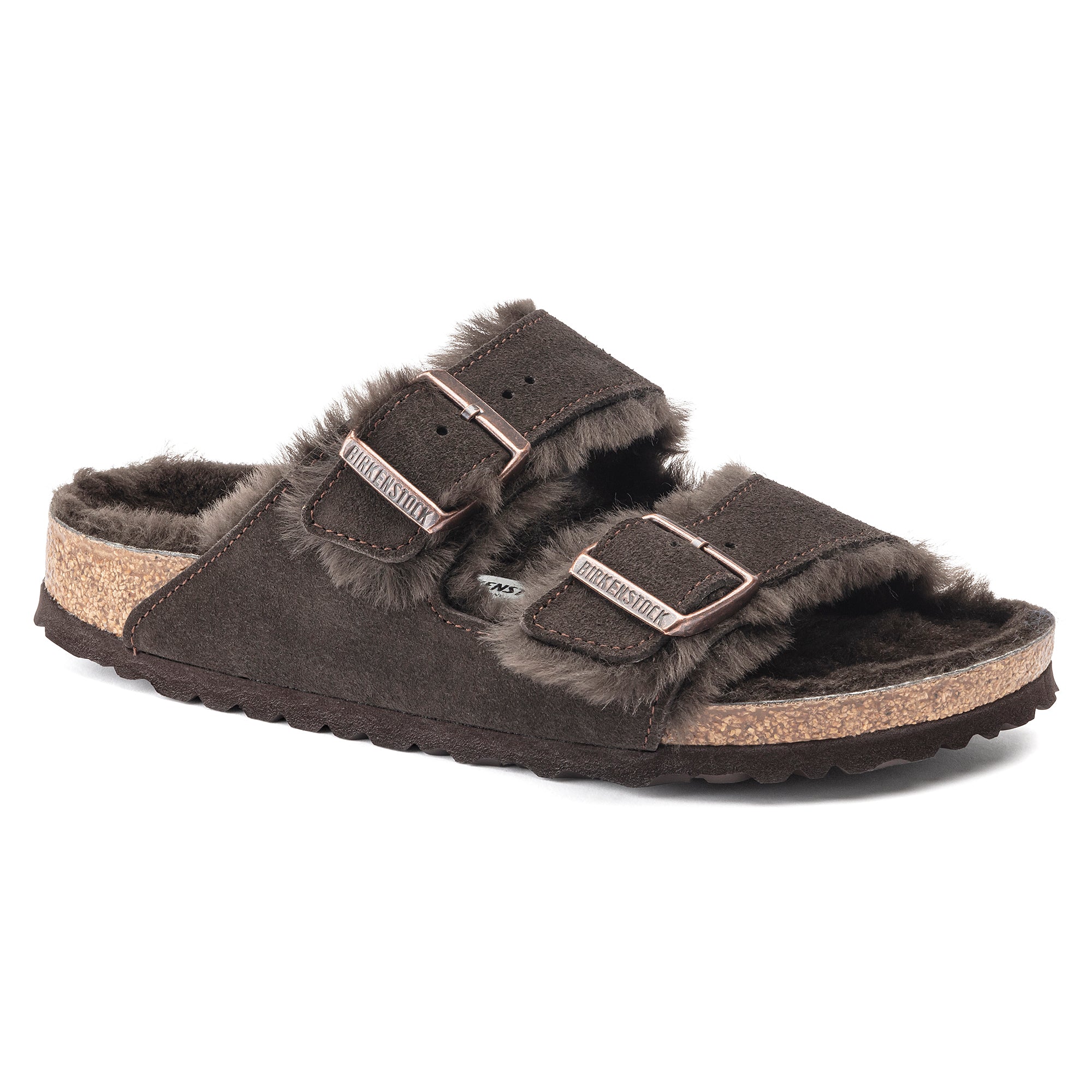 Birkenstock Limited Edition Arizona mocha suede/mocha shearling