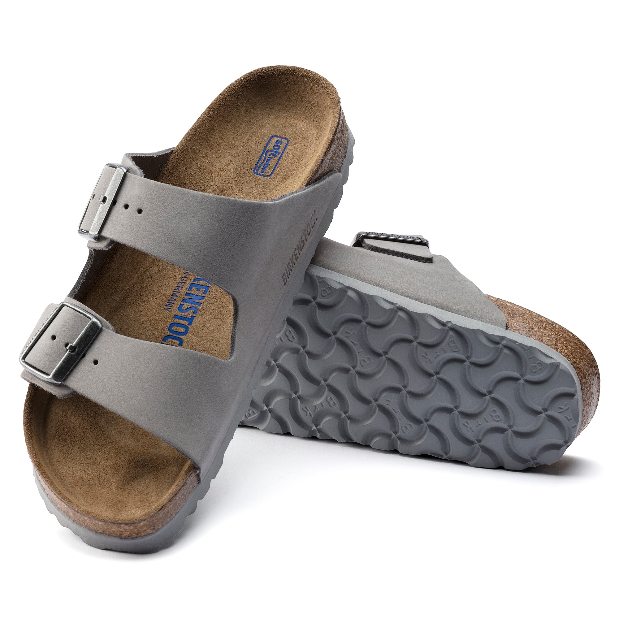 Birkenstock Arizona Soft Footbed dove gray nubuck