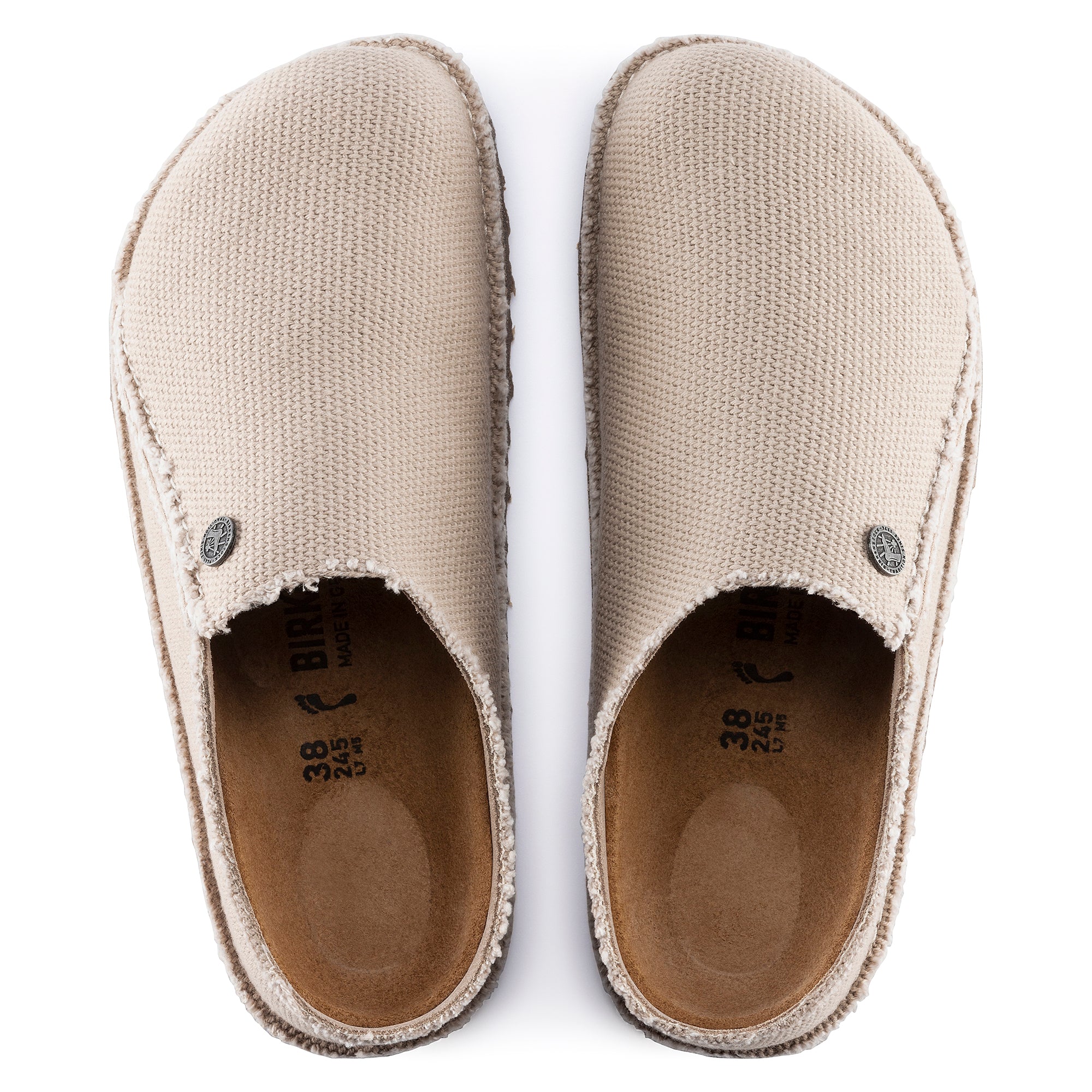 Birkenstock Zermatt 365 eggshell canvas