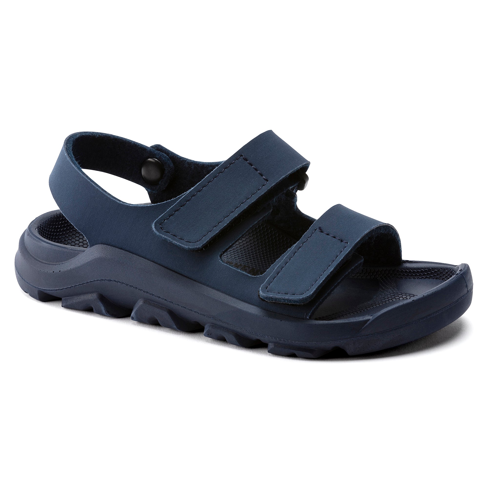 Birkenstock Rugged Kids Mogami Hook & Loop midnight textile