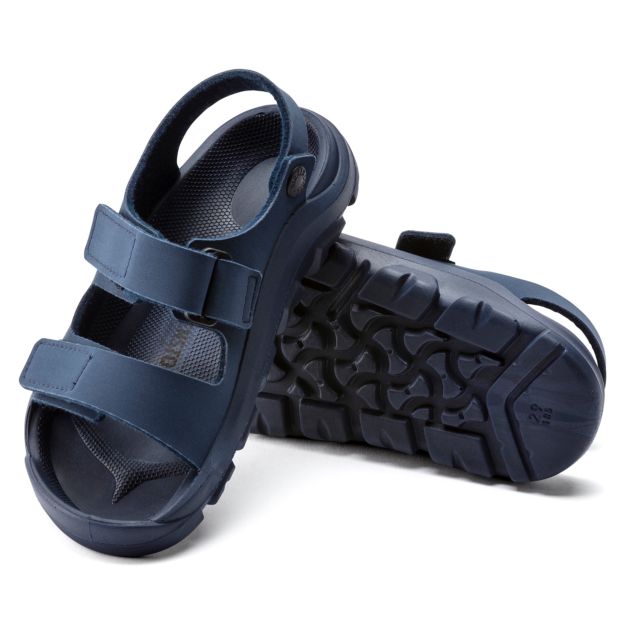 Birkenstock Kids Mogami Hook & Loop midnight textile