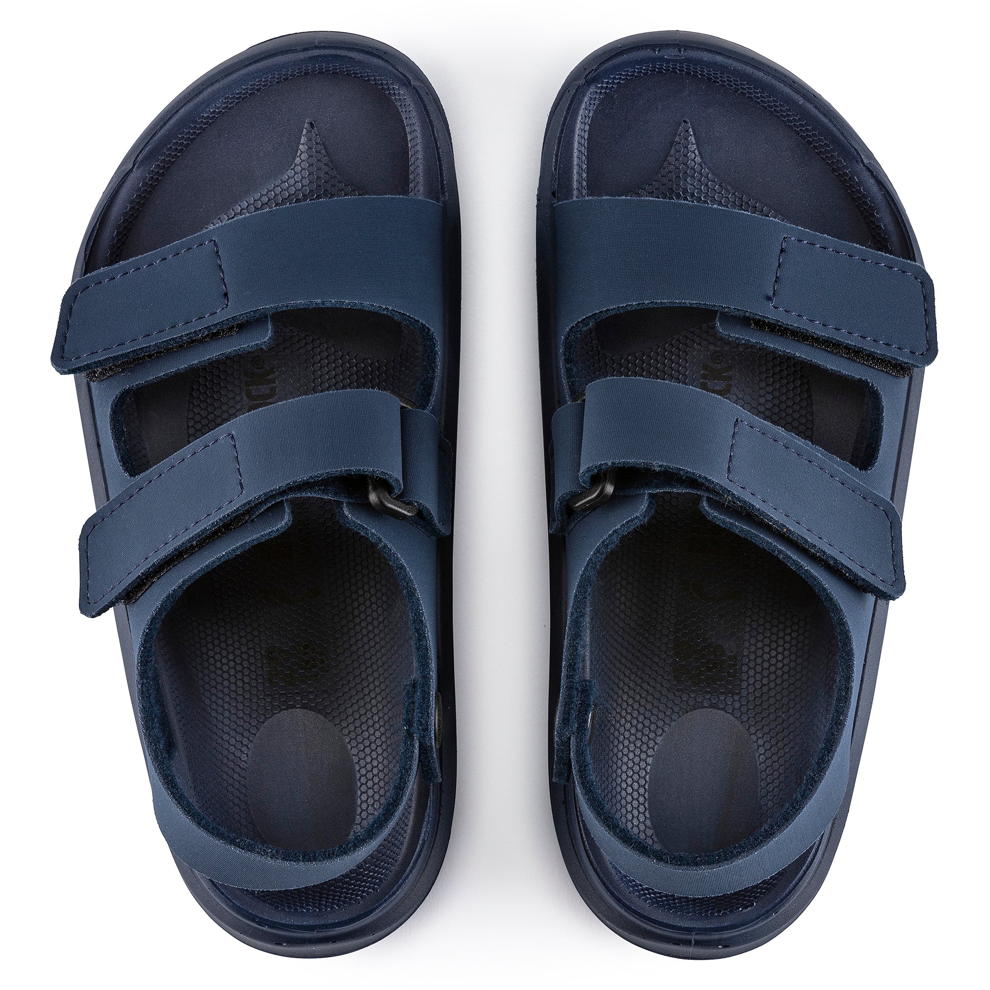 Birkenstock Kids Mogami Hook & Loop midnight textile