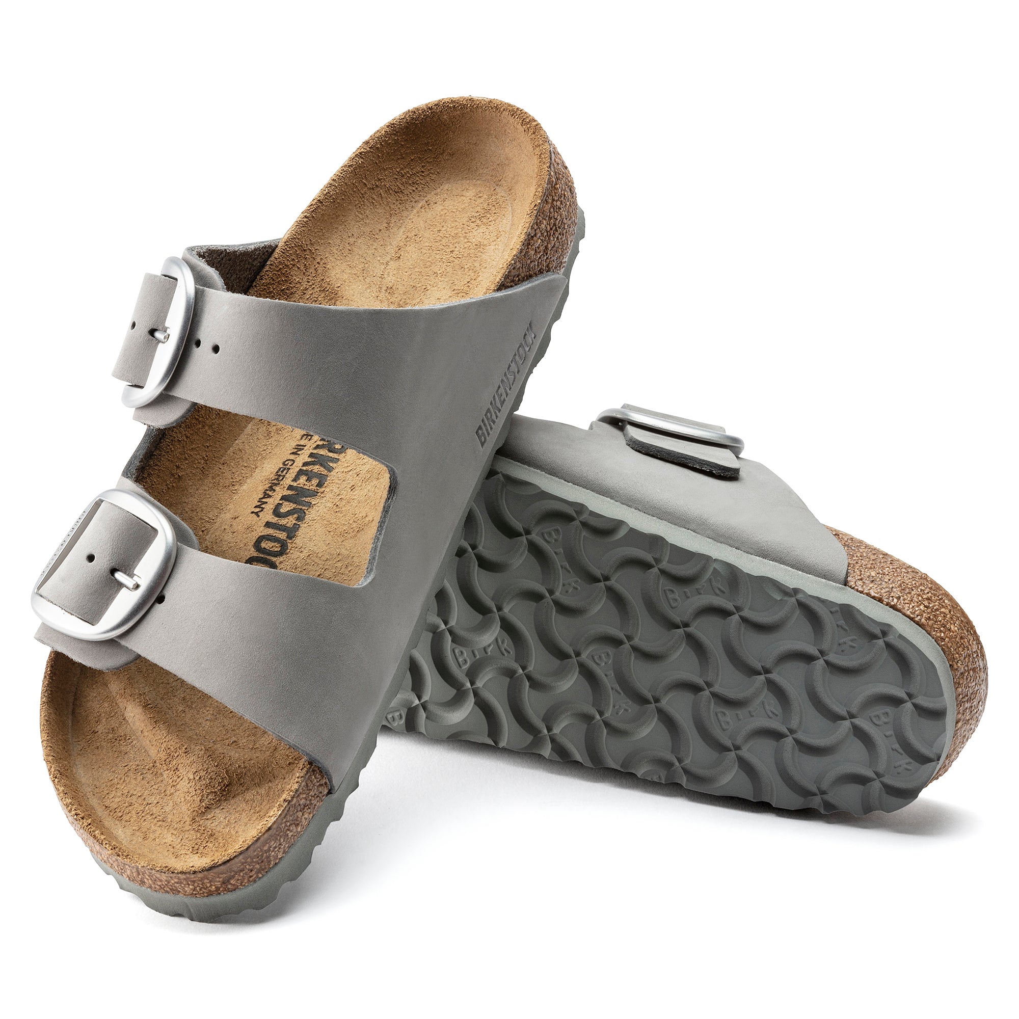 Birkenstock Arizona Big Buckle dove gray nubuck