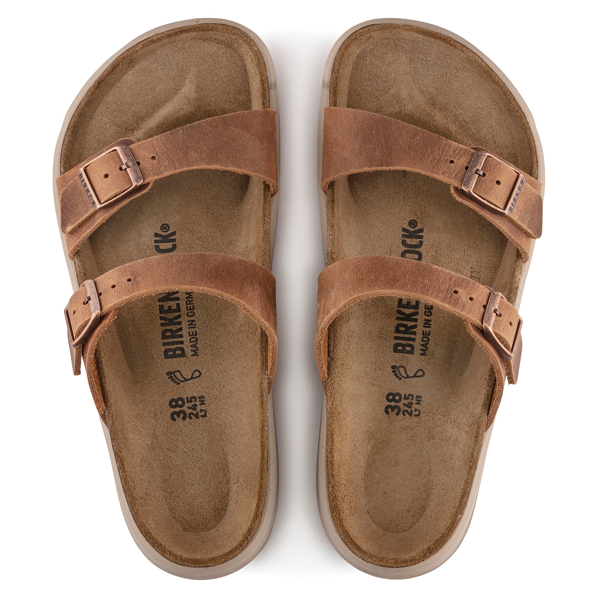 Birkenstock Women's Sierra ginger brown oiled leather