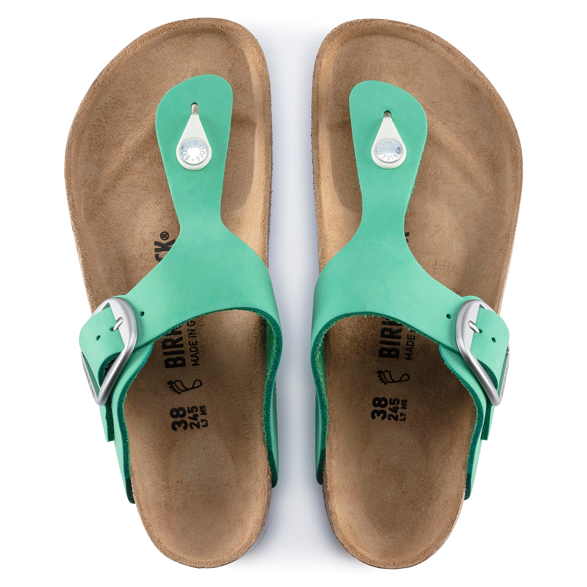 Birkenstock Gizeh Big Buckle bold jade nubuck