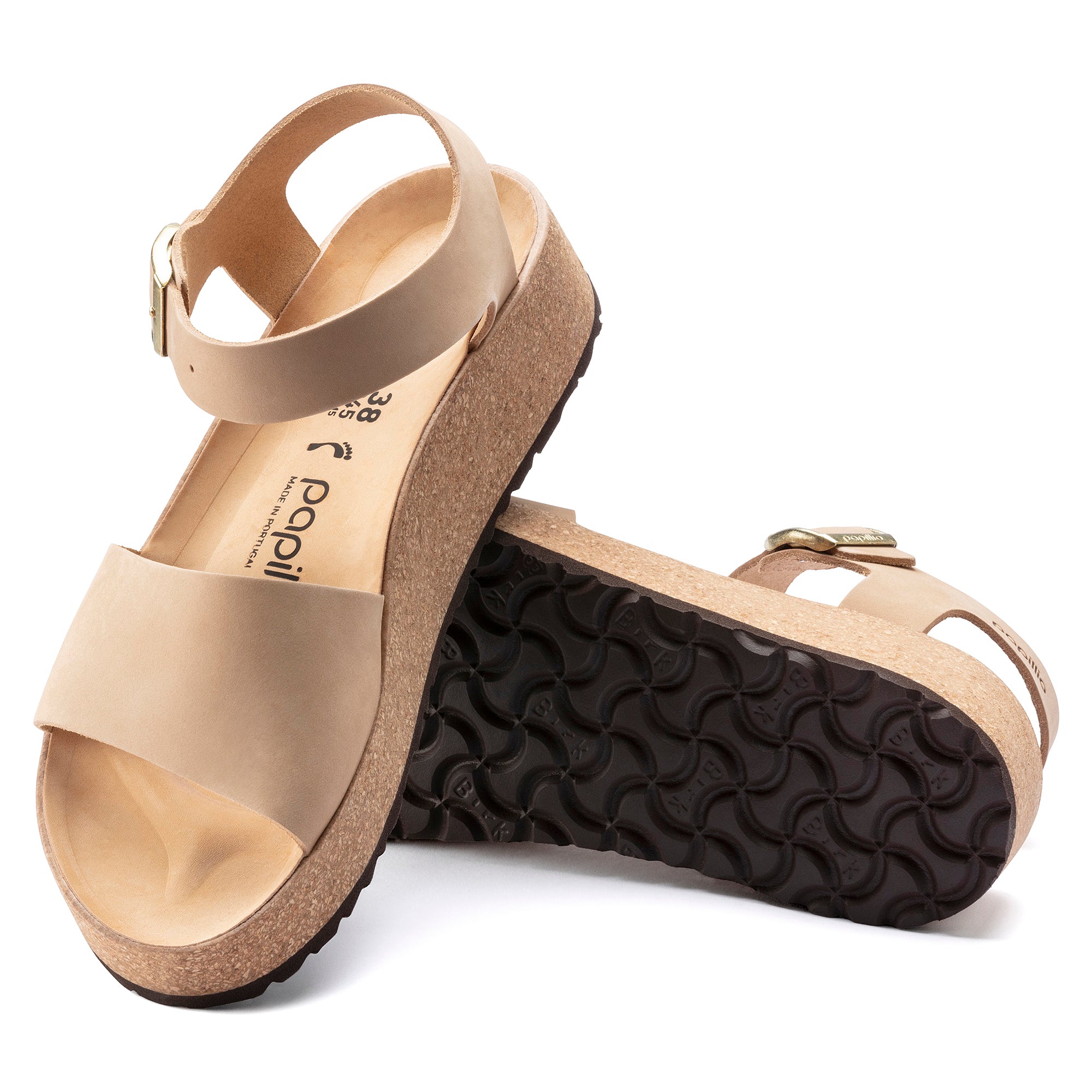 Papillio Glenda sandcastle nubuck by Birkenstock