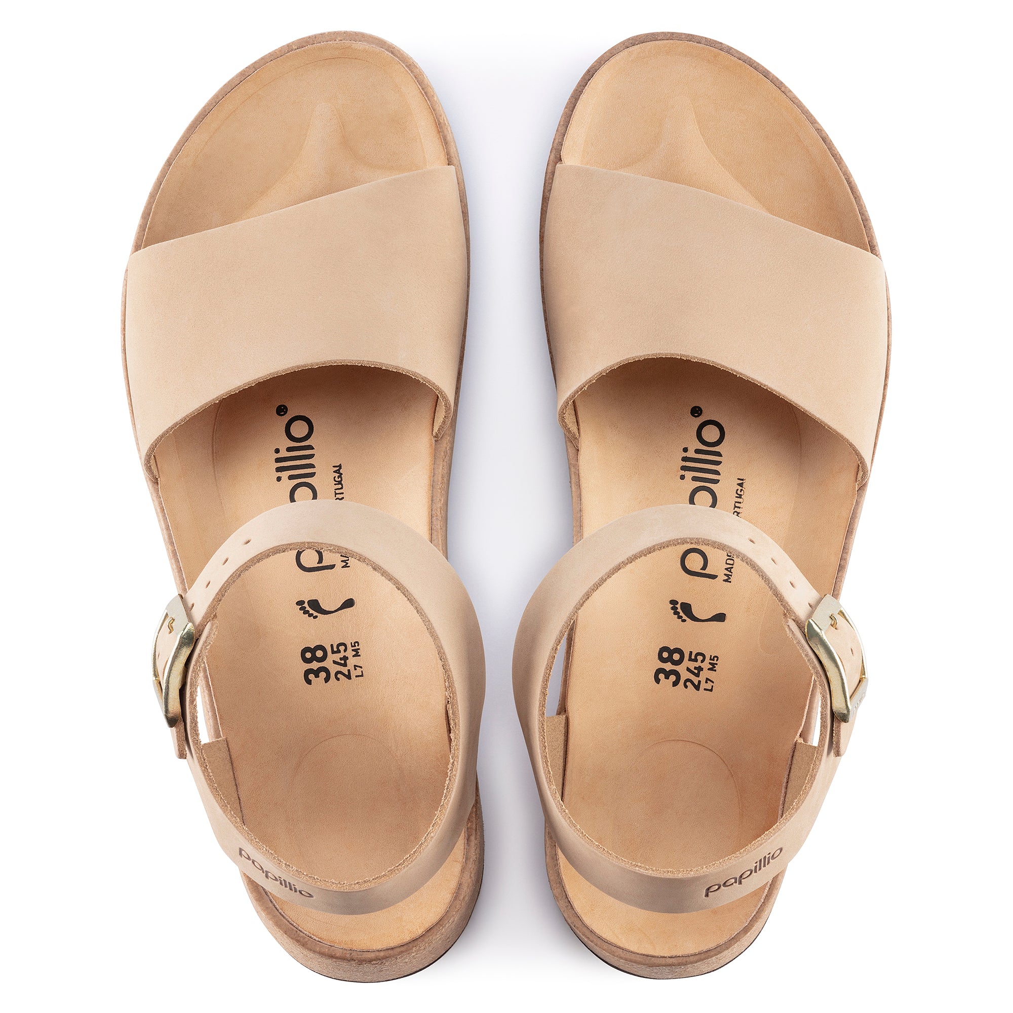 Papillio Glenda sandcastle nubuck by Birkenstock