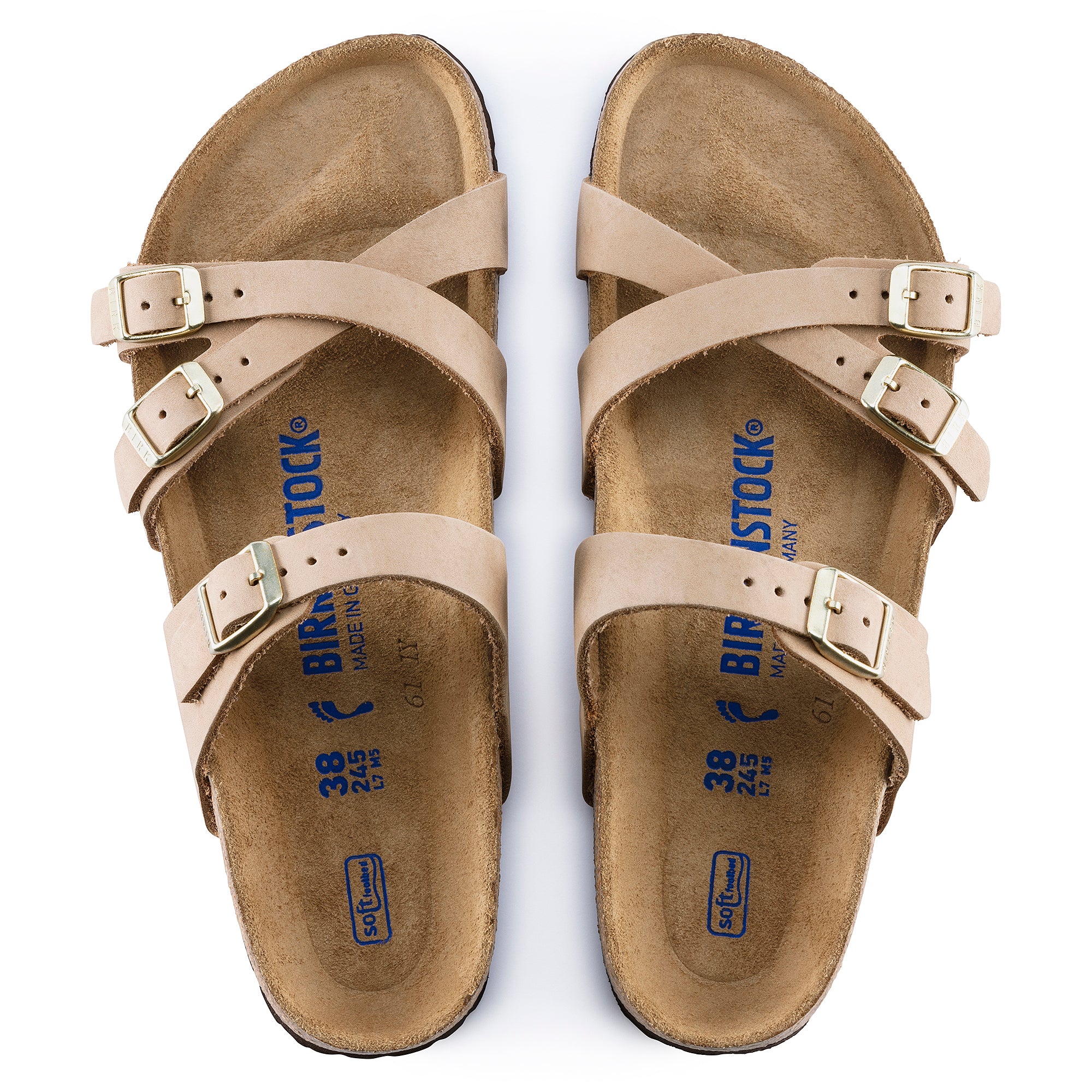 Birkenstock Franca Soft Footbed sandcastle nubuck