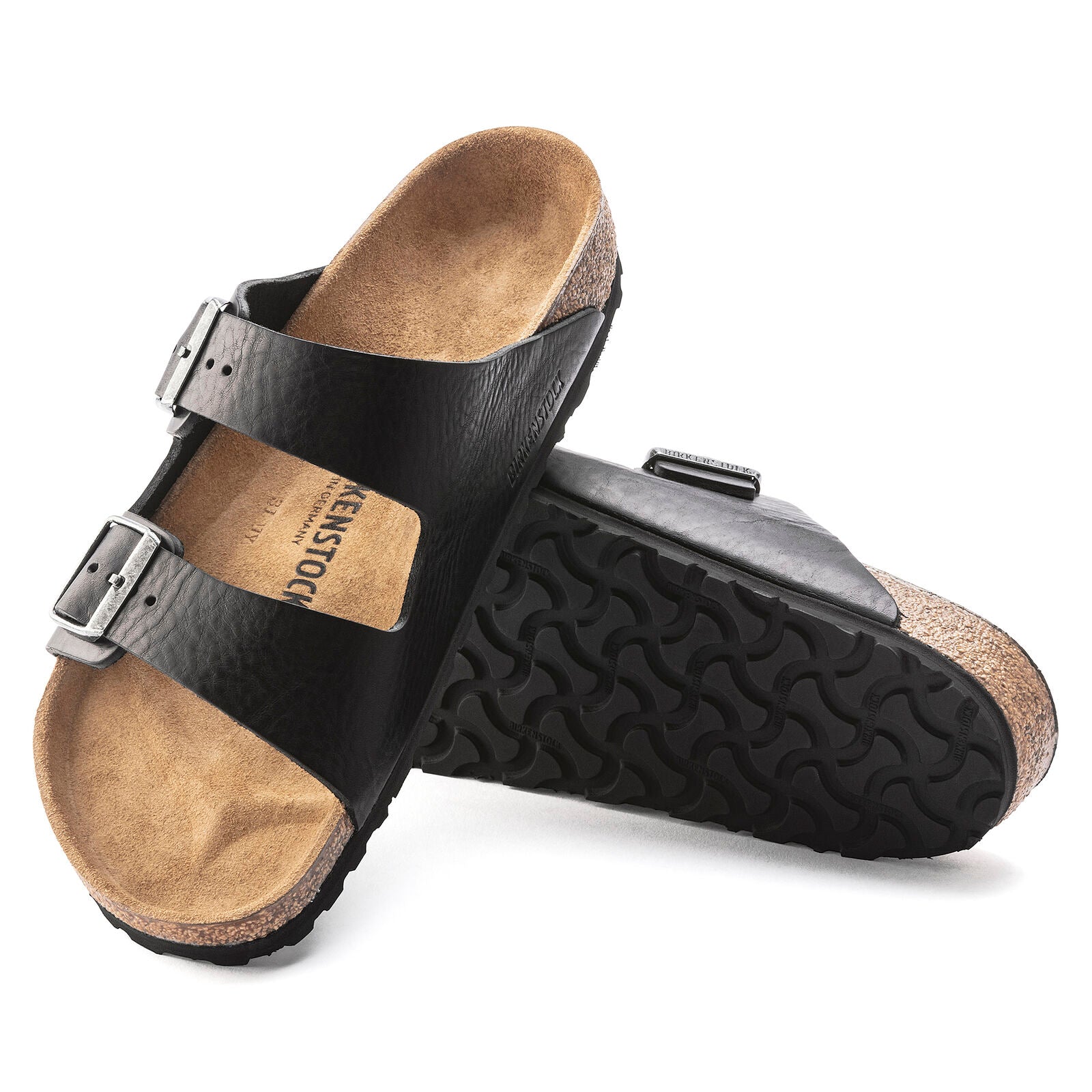 Birkenstock Arizona Grip black vintage leather