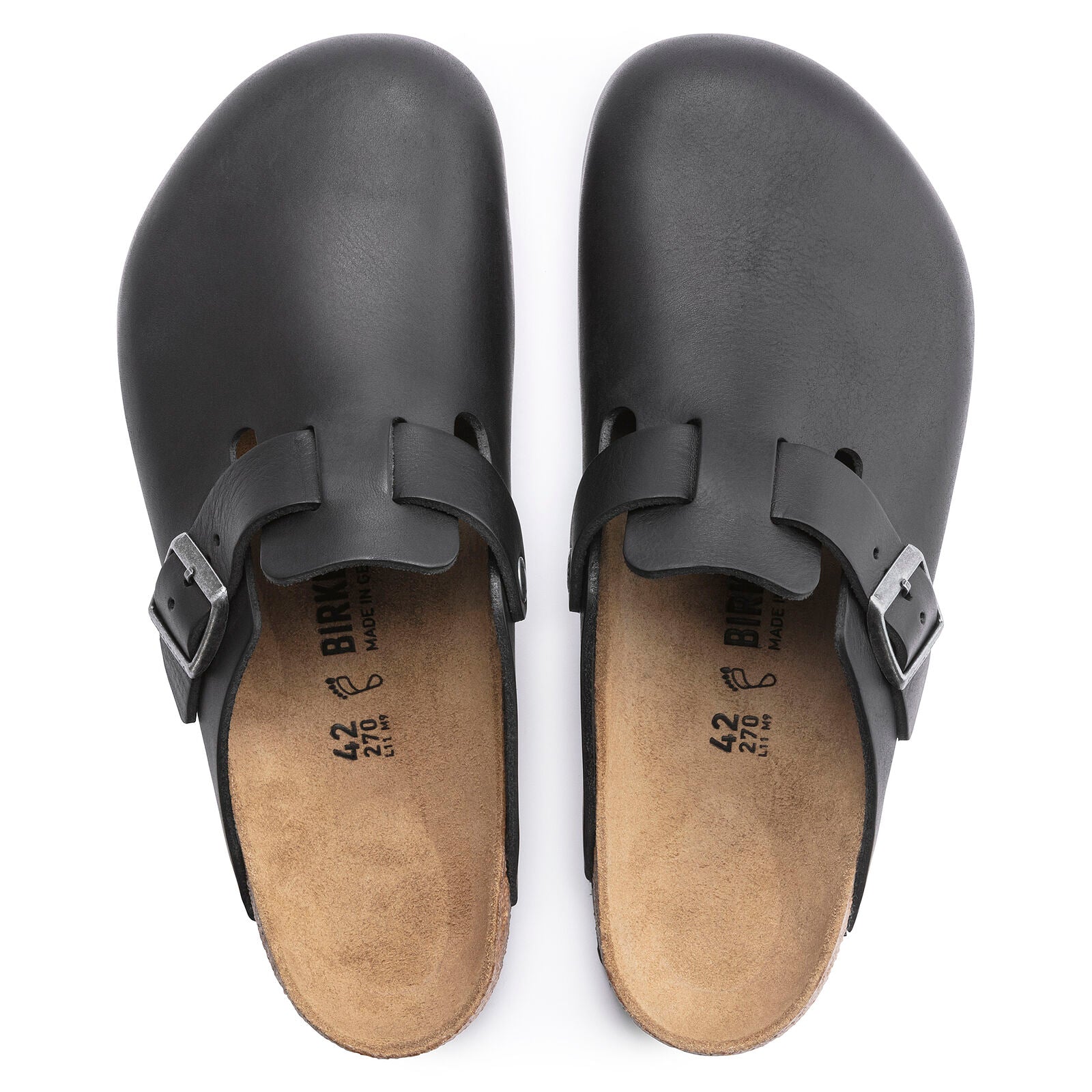 Birkenstock Boston Grip black vintage leather